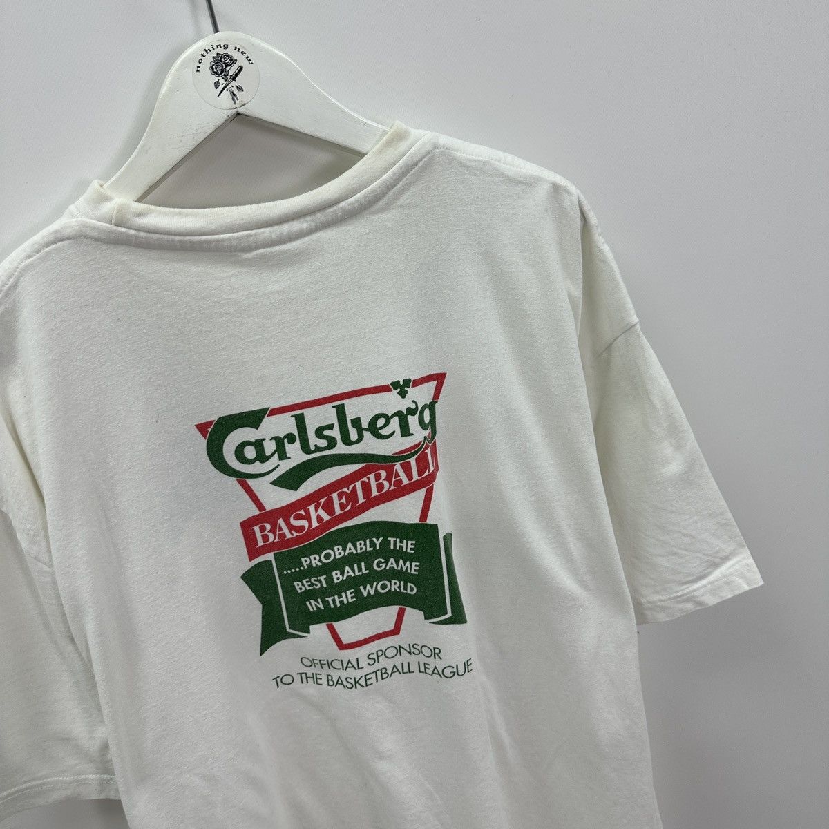 Vintage Vintage 90s Carslberg Basketball Promo Sponsor tee y2k hype Size US XL / EU 56 / 4 - 7 Thumbnail