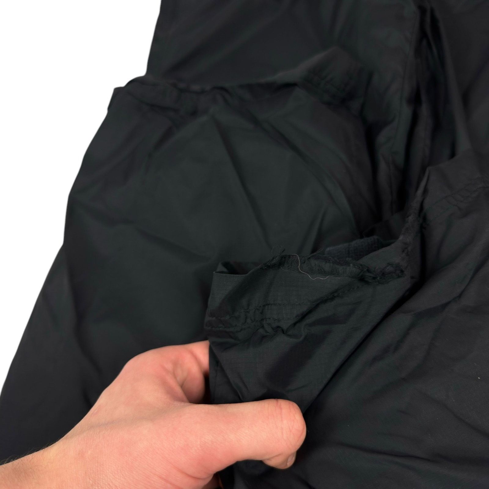 Nike × Vintage Nike Women's Black Swoosh Fleece Lined Straight Ski Pants 6 Size 28" / US 6 / IT 42 - 4 Thumbnail