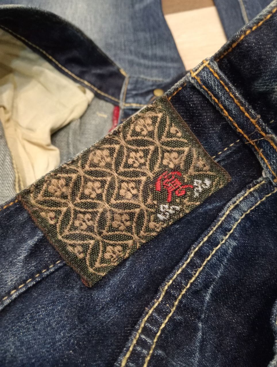 Eternal ETERNAL JAPAN DRAGON BLUE DENIM SUKAJAN PANTS Size US 34 / EU 50 - 9 Thumbnail