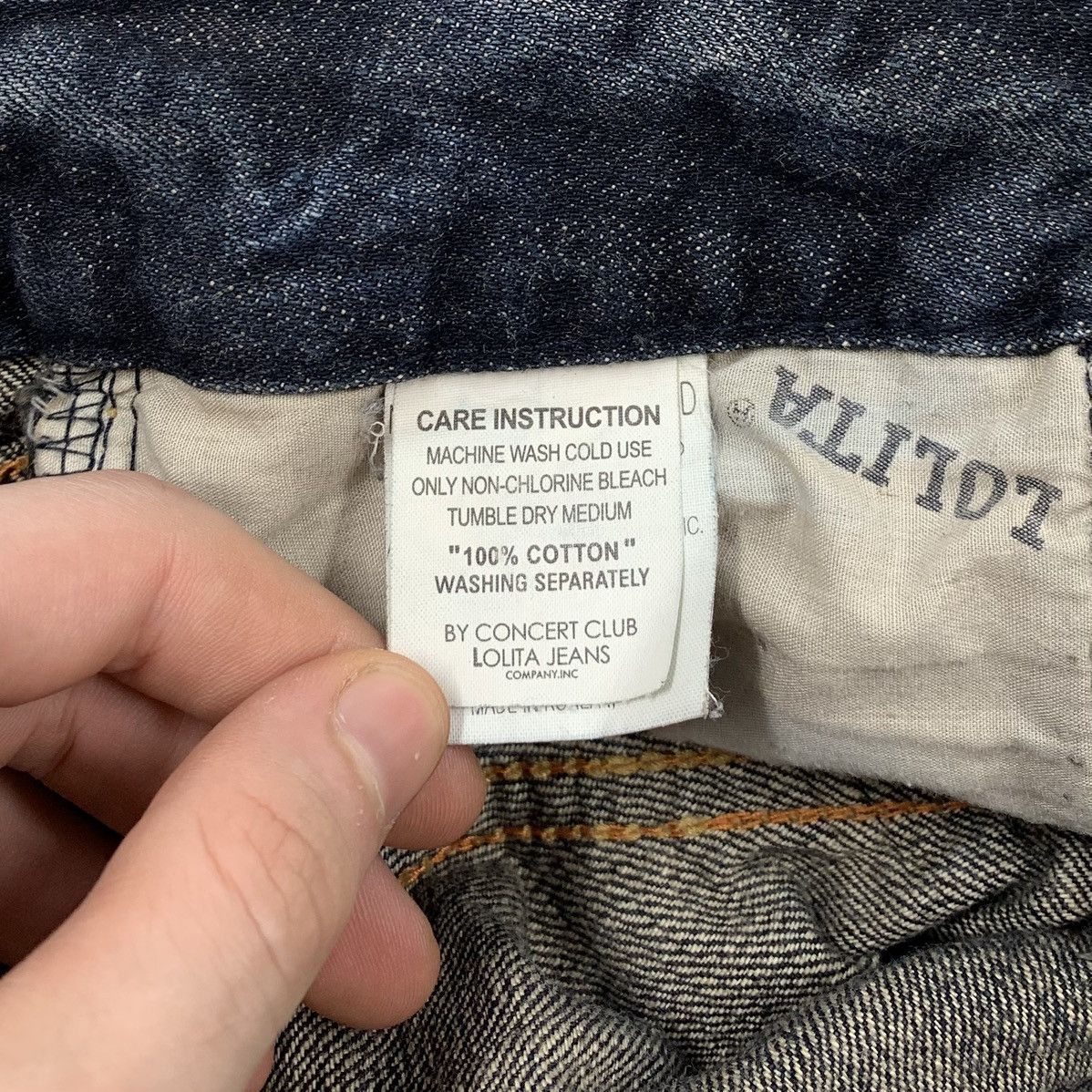 If Six Was Nine Lolita Distressed Denim Shorts Size 29" - 7 Thumbnail