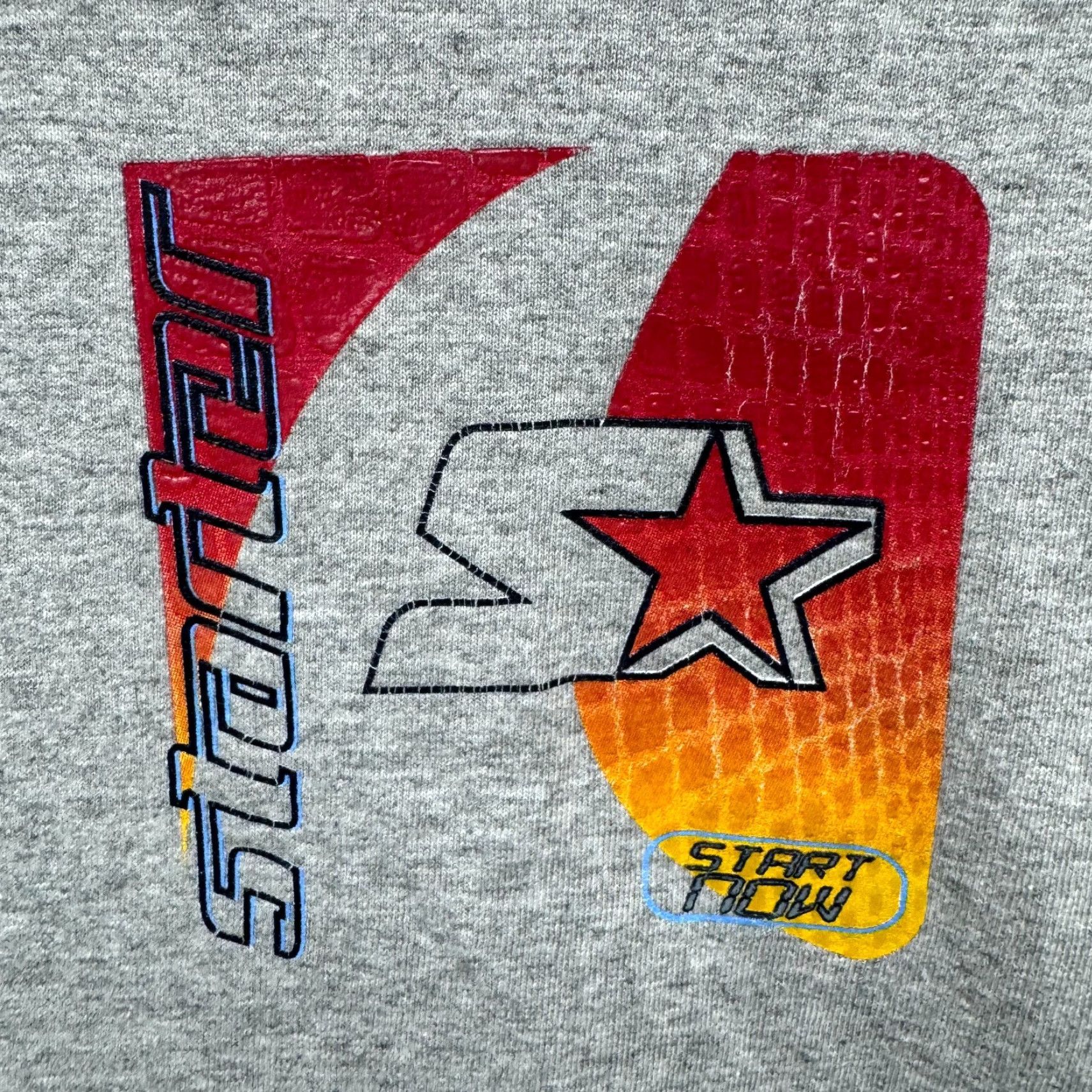 Starter VINTAGE Starter T-Shirt Long Sleeve Gray XL Mens Grunge Skater Graphic Y2K Vintage Size US XL / EU 56 / 4 - 3 Thumbnail