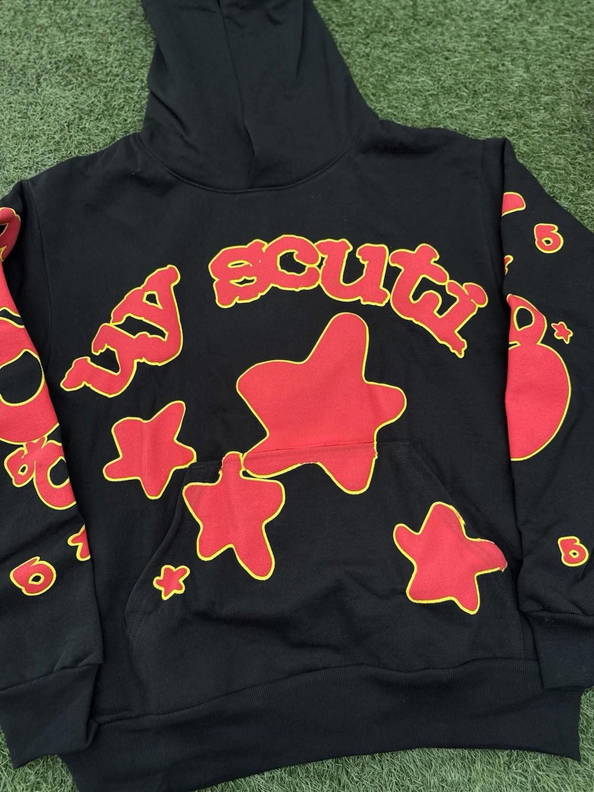 Sp5der Sp5der Worldwide Black Red Hoodie Size (Small) NEW Box + CD Size US S / EU 44-46 / 1 - 4 Thumbnail