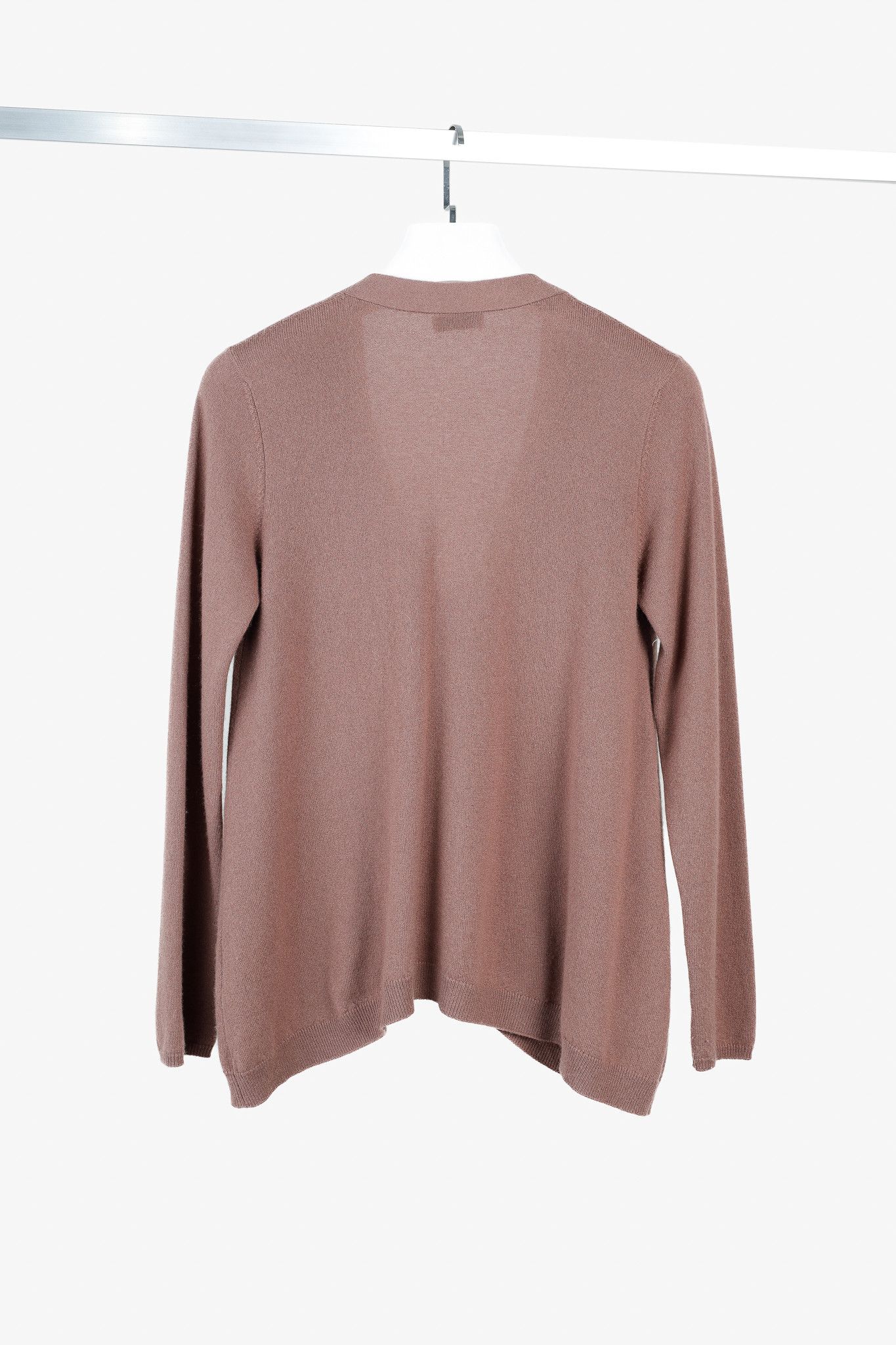 Brunello Cucinelli Brunello Cucinelli Dusty Rose Cashmere V-Neck Cardigan Size S / US 4 / IT 40 - 2 Thumbnail