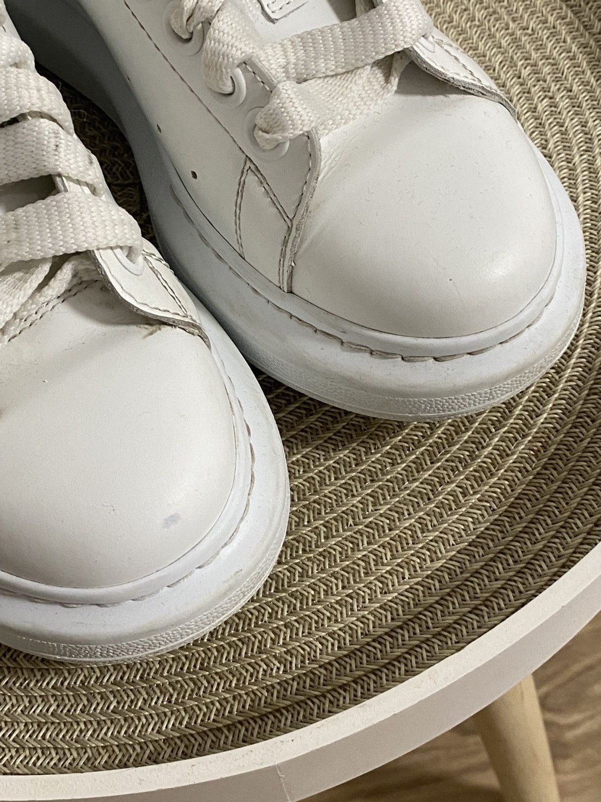Alexander McQueen Alexander McQueen Oversized White Sneakers Size: 36 Size US 6 / IT 36 - 10 Thumbnail