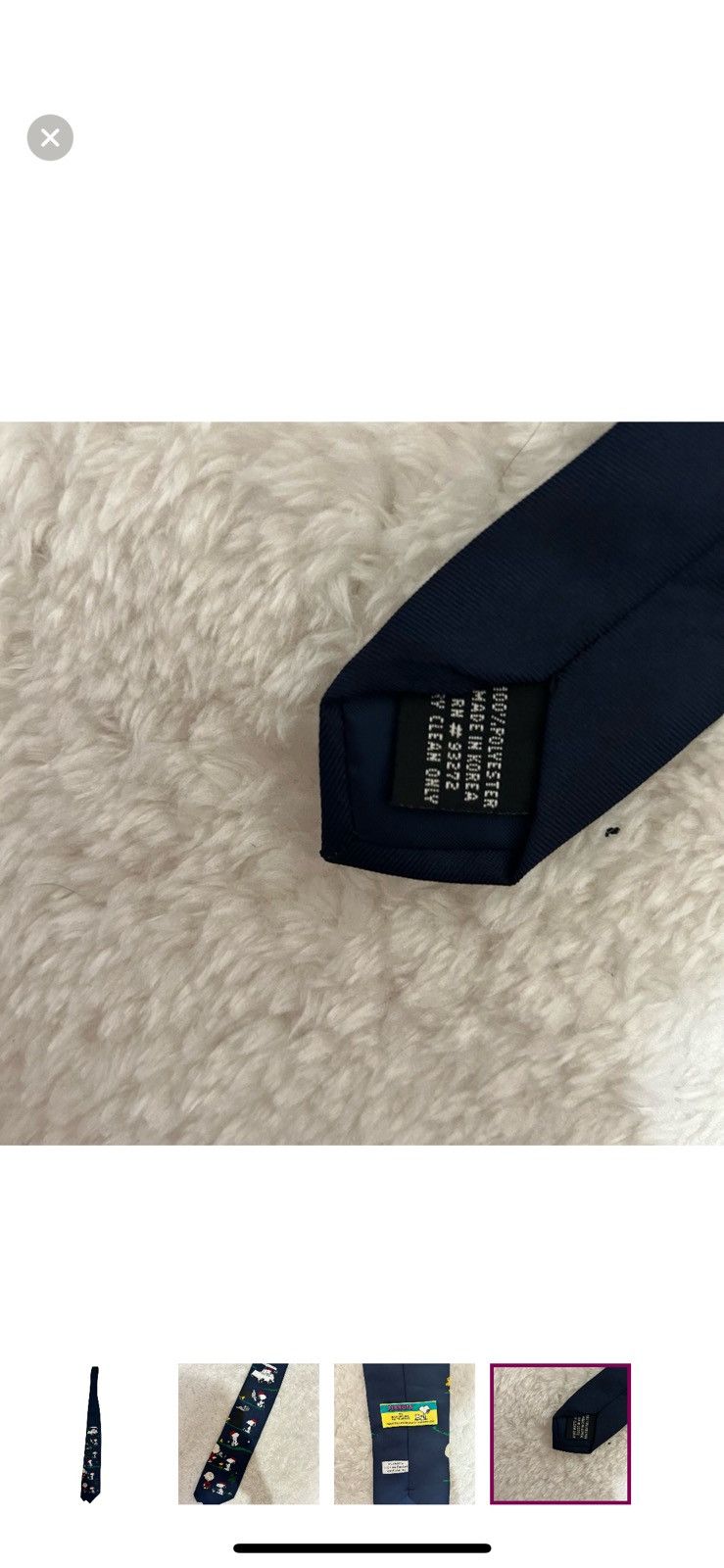 Peanuts Peanuts vintage golf themed necktie Size ONE SIZE - 4 Thumbnail