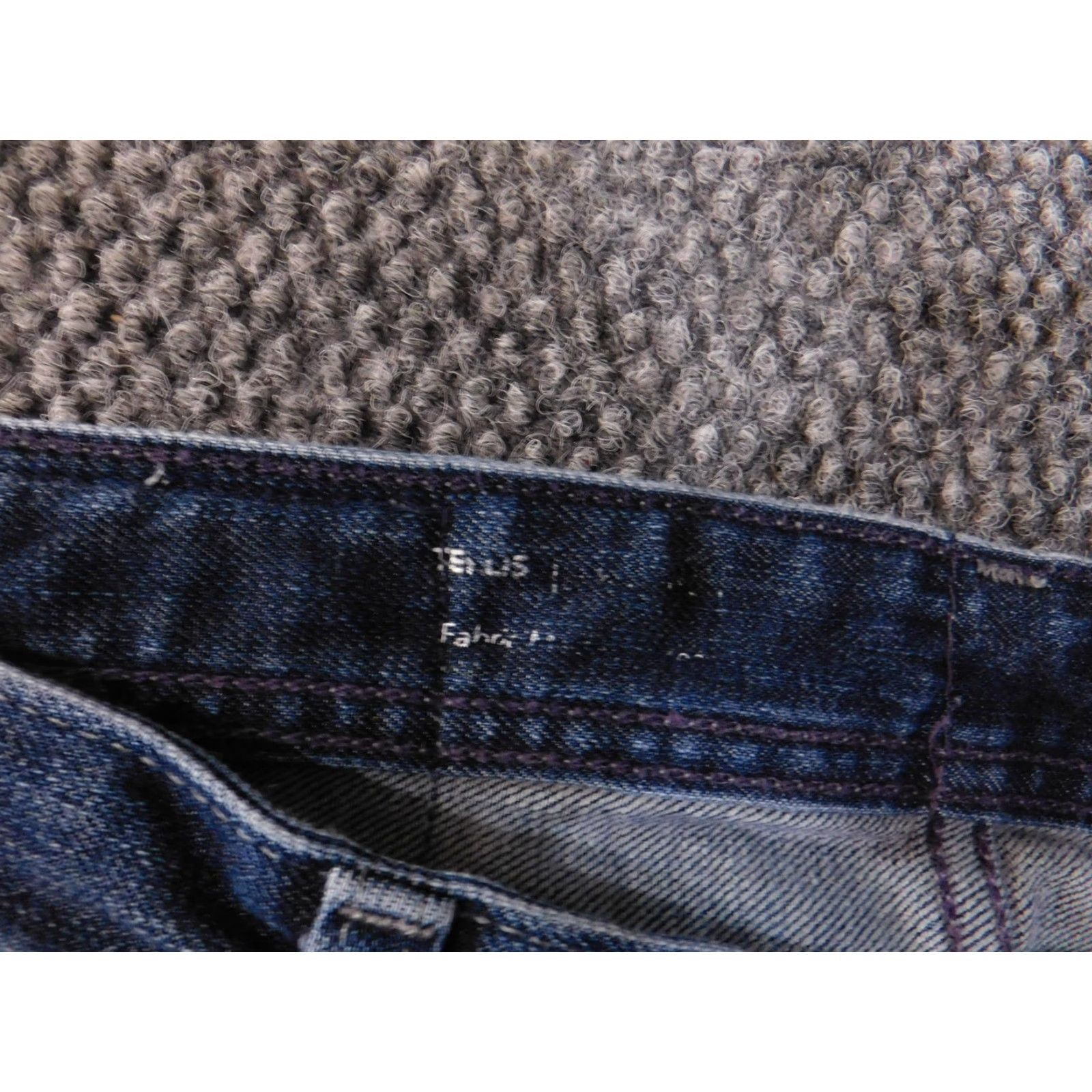Denime AG Adriano Goldschmied Jeans Mens 30x34 Blue Denim 360 Straight Distressed Jeans Mens Slim Straight Denim 30x34 Blue Distressed Mens Size US 30 / EU 46 - 4 Thumbnail