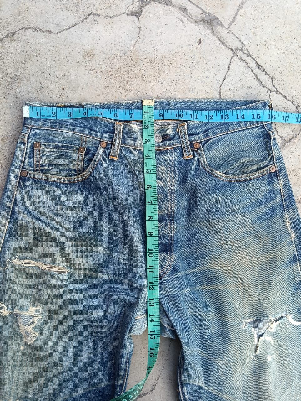 Levi's Levi’s 501XX Big E Redline Selvedge Denim Jeans Made in USA Size US 32 / EU 48 - 3 Thumbnail