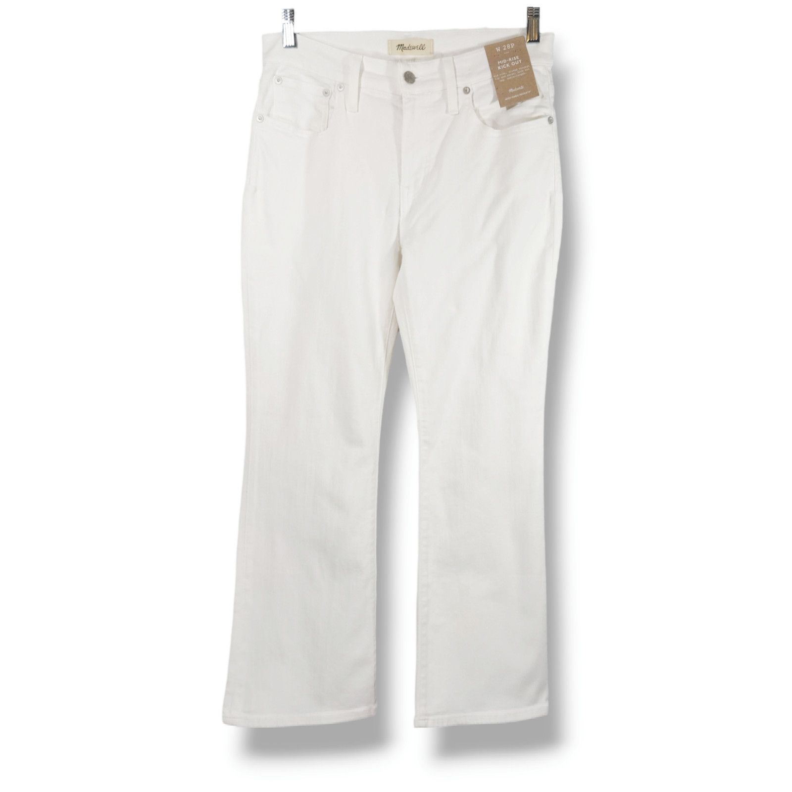 Madewell NWT Madewell Petite Kick Out Crop Ankle Jeans Sz. 28Px26 Size 28" / US 6 / IT 42 - 3 Thumbnail