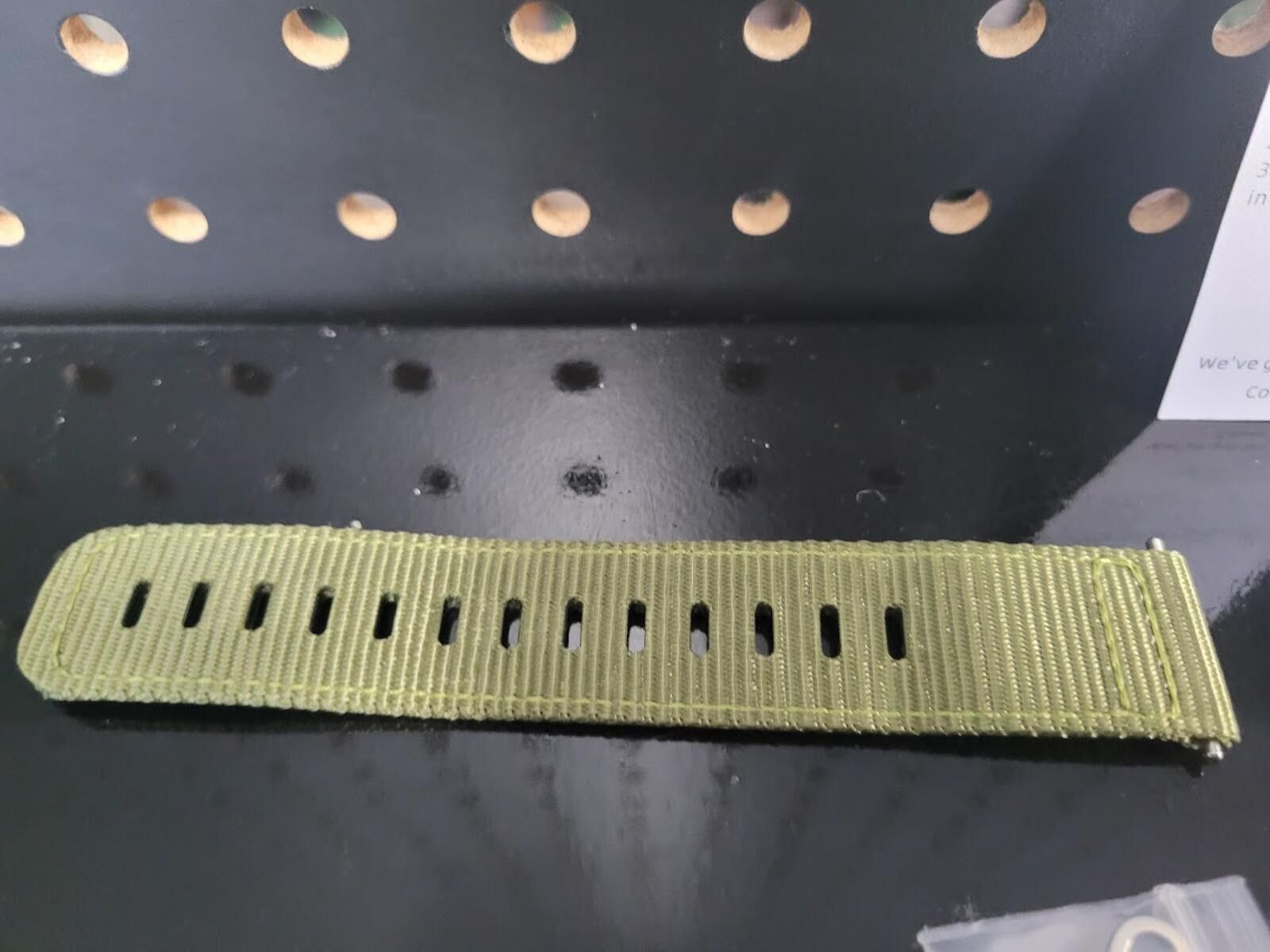 Other New Green Nylon Watch Band - NM - 22mm Military Style Size ONE SIZE - 3 Thumbnail