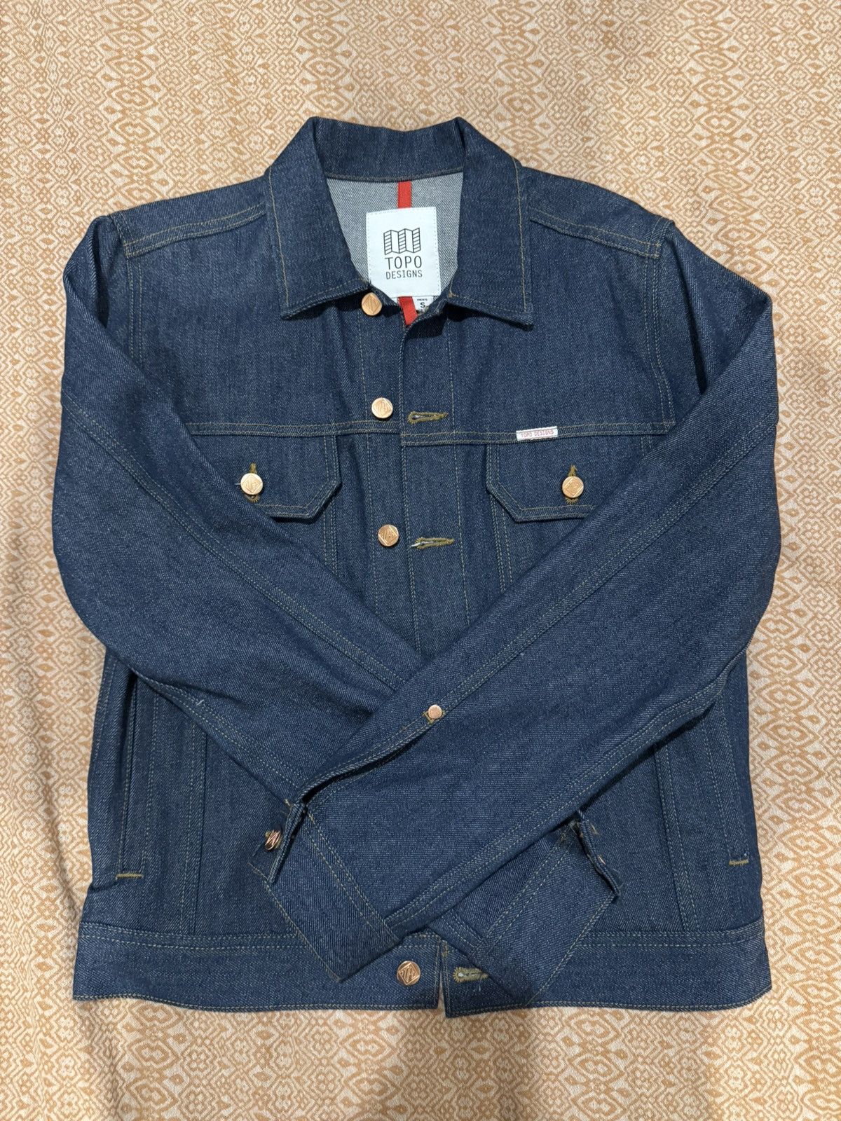 Topo Designs Topo Designs made in USA raw denim jacket Size US S / EU 44-46 / 1 - 1 Thumbnail