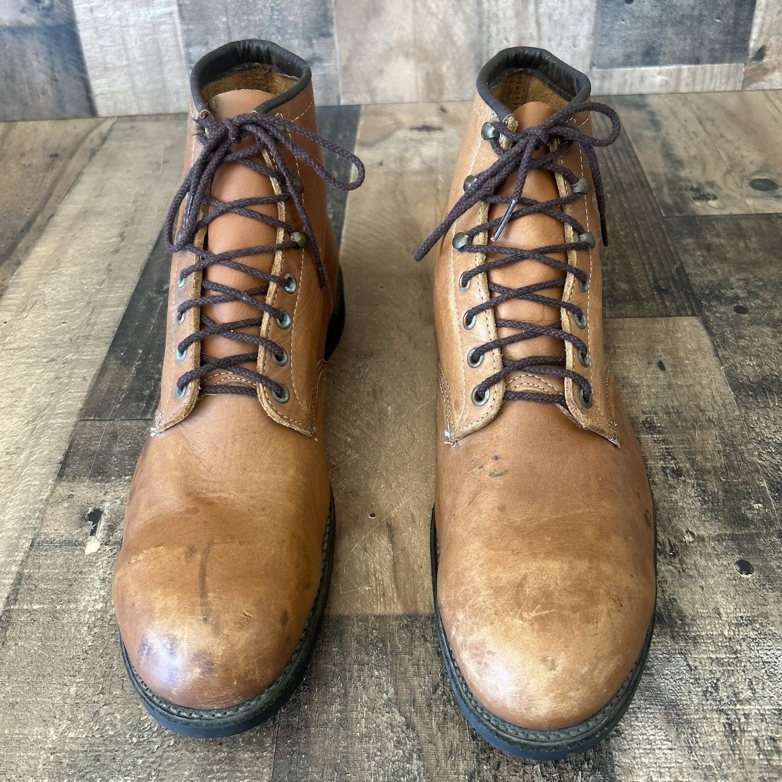 Chippewa Chippewa Vintage Steel Toe Brown Ankle Work Boots Mens 12 Size US 12 / EU 45 - 10 Thumbnail
