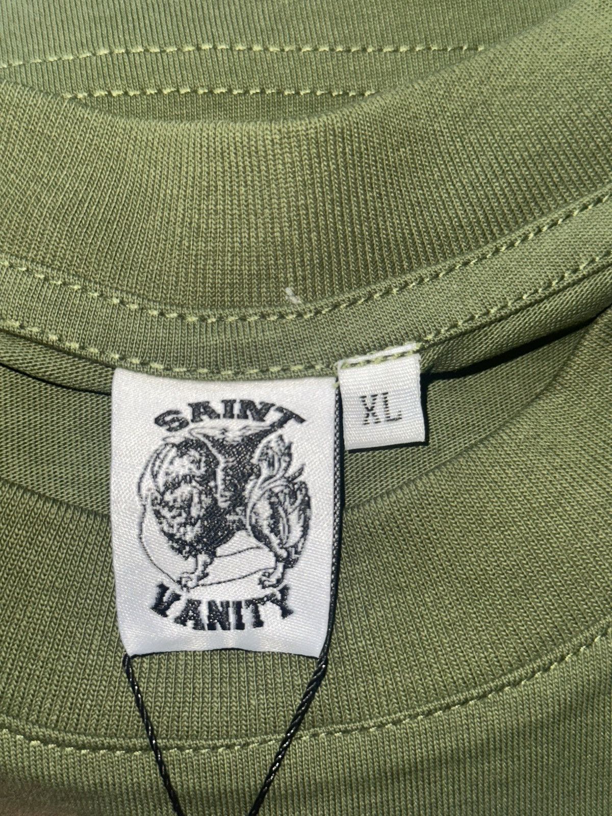 Saint Vanity Saint Vanity "SV" Army Green T-Shirt size XL Size US XL / EU 56 / 4 - 2 Thumbnail