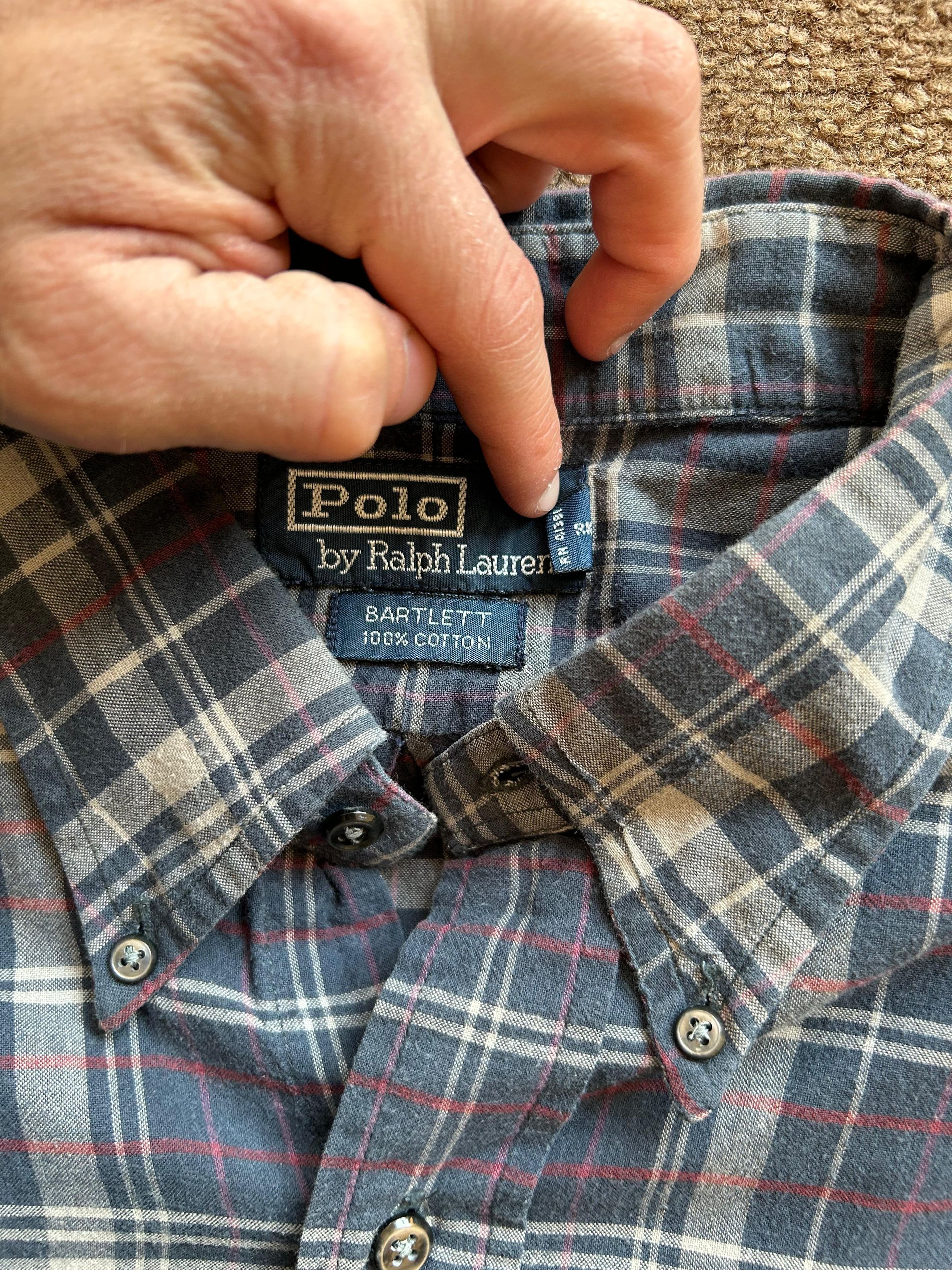 Polo Ralph Lauren Vintage Ralph Lauren Flannel Camicia Shirt 100% Cotton- 90s Size US L / EU 52-54 / 3 - 4 Thumbnail