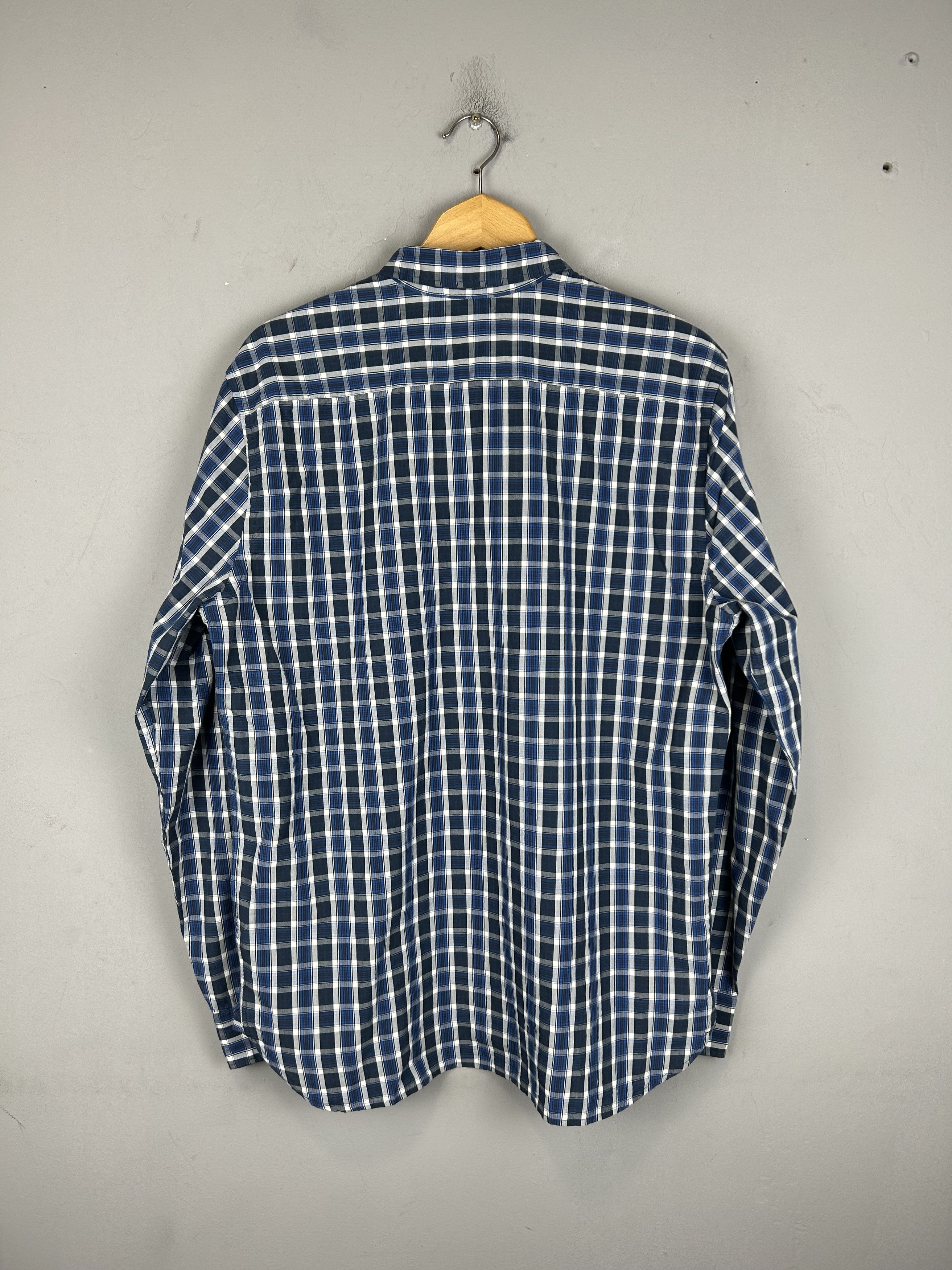 Levi's Levi's Check Shirt Blue White Tab Long Sleeve Oldmoney Size US L / EU 52-54 / 3 - 4 Thumbnail