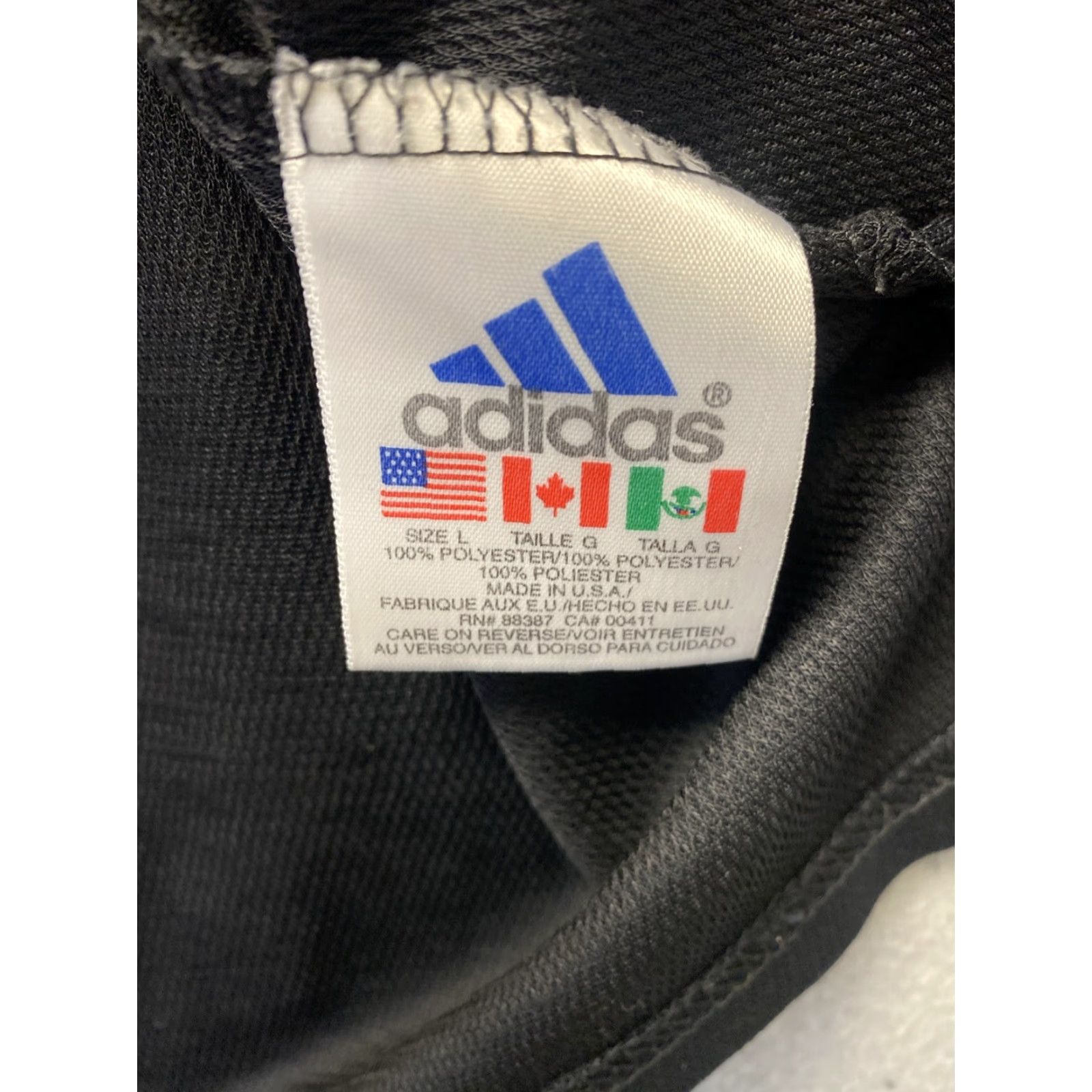 Adidas Adidas Golf Shirt Men’s Large 1/4 Zip Black Polo / 58-42 Size US L / EU 52-54 / 3 - 6 Thumbnail