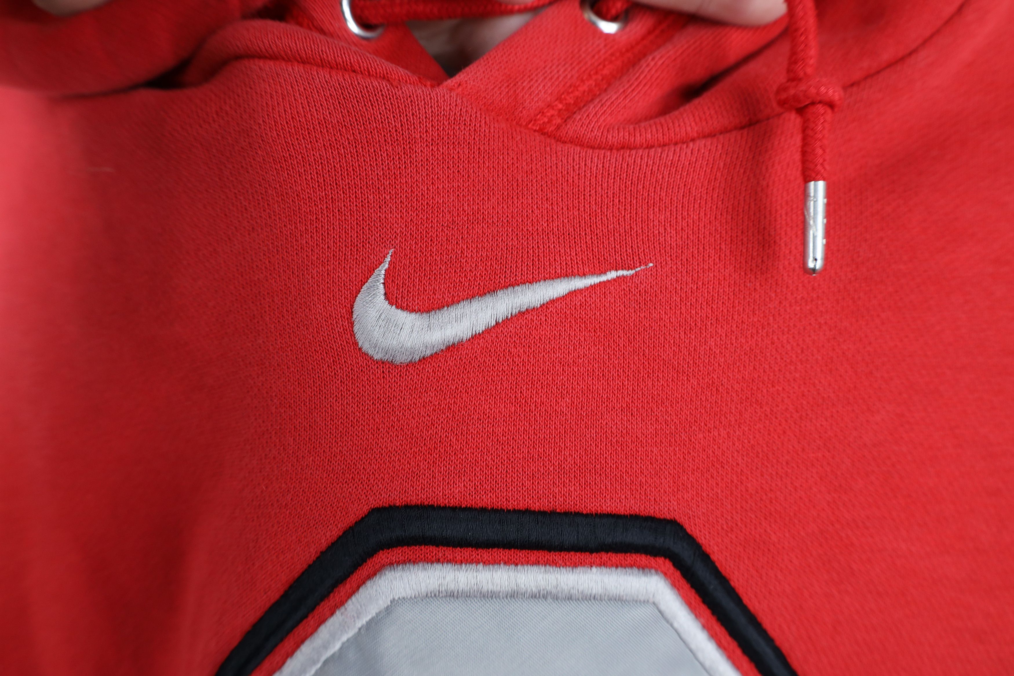 Nike Vintage Nike Center Swoosh Ohio State University Hoodie Size US L / EU 52-54 / 3 - 6 Thumbnail