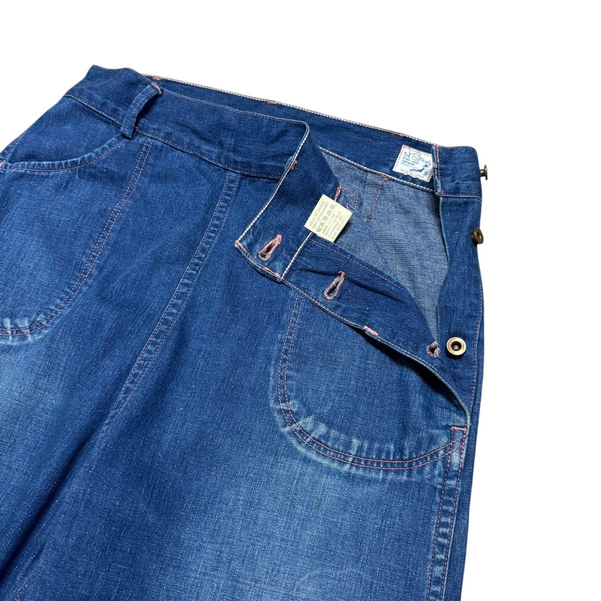 Orslow Orslow US Navy Denim Pants Side Button Size US 30 / EU 46 - 15 Thumbnail