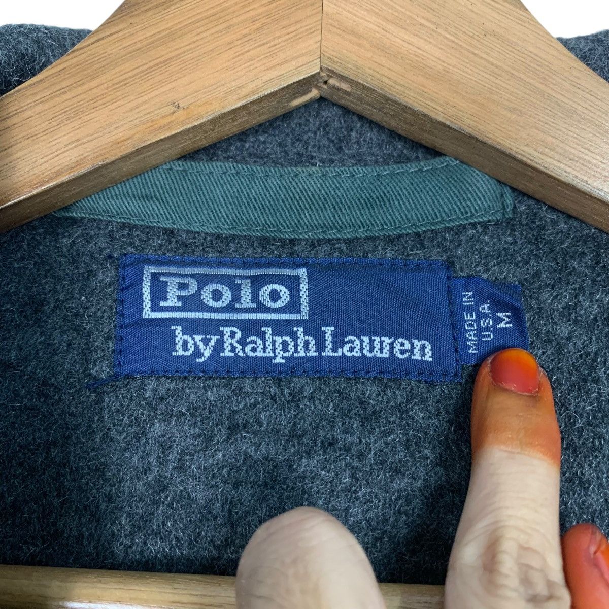 Polo Ralph Lauren 90’s POLO RALPH LAUREN Made in Usa Duffle Coat #3565-C163 Size US M / EU 48-50 / 2 - 14 Thumbnail