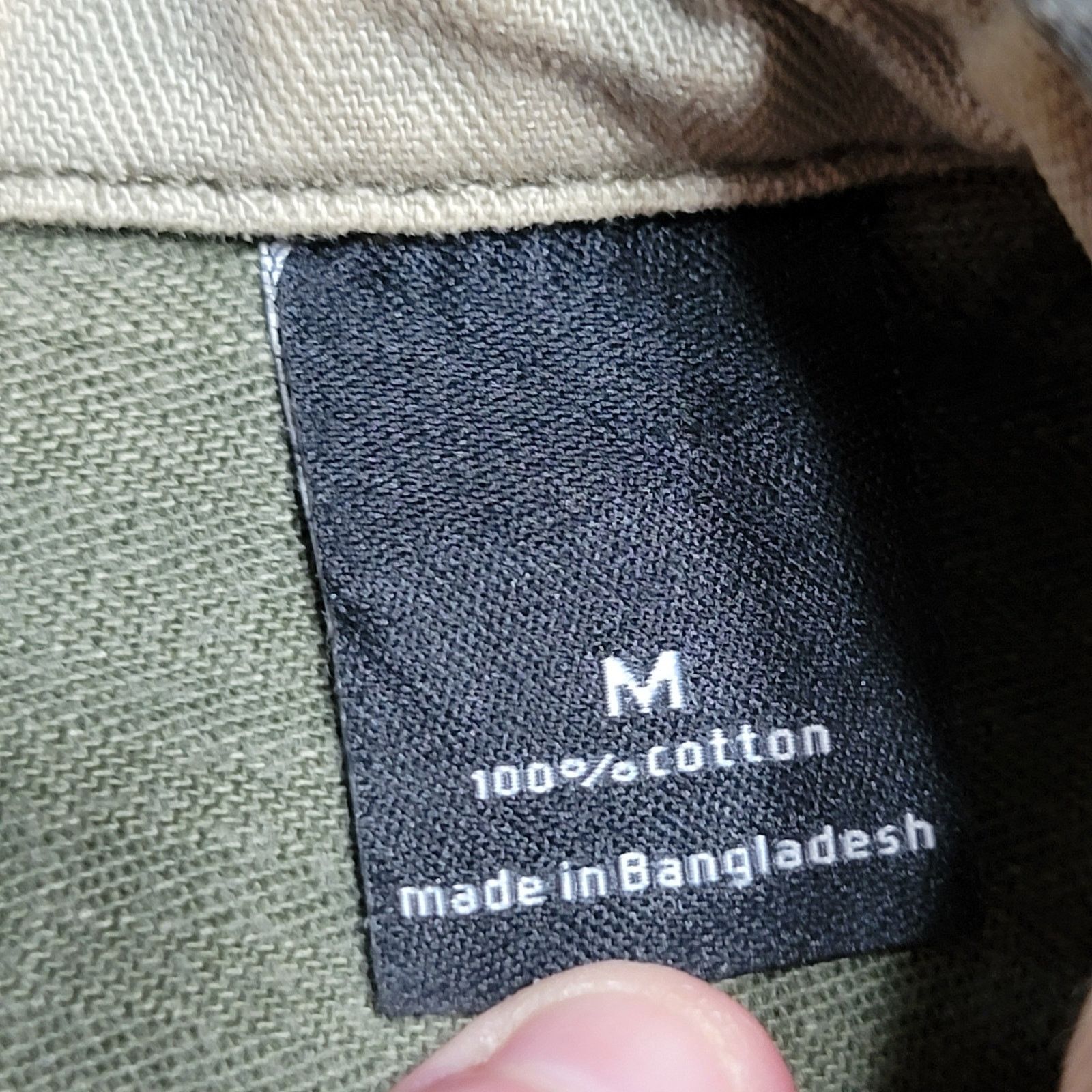 Sean John Sean John Green Camo Full Button Shacket - Size Medium Size US M / EU 48-50 / 2 - 6 Thumbnail