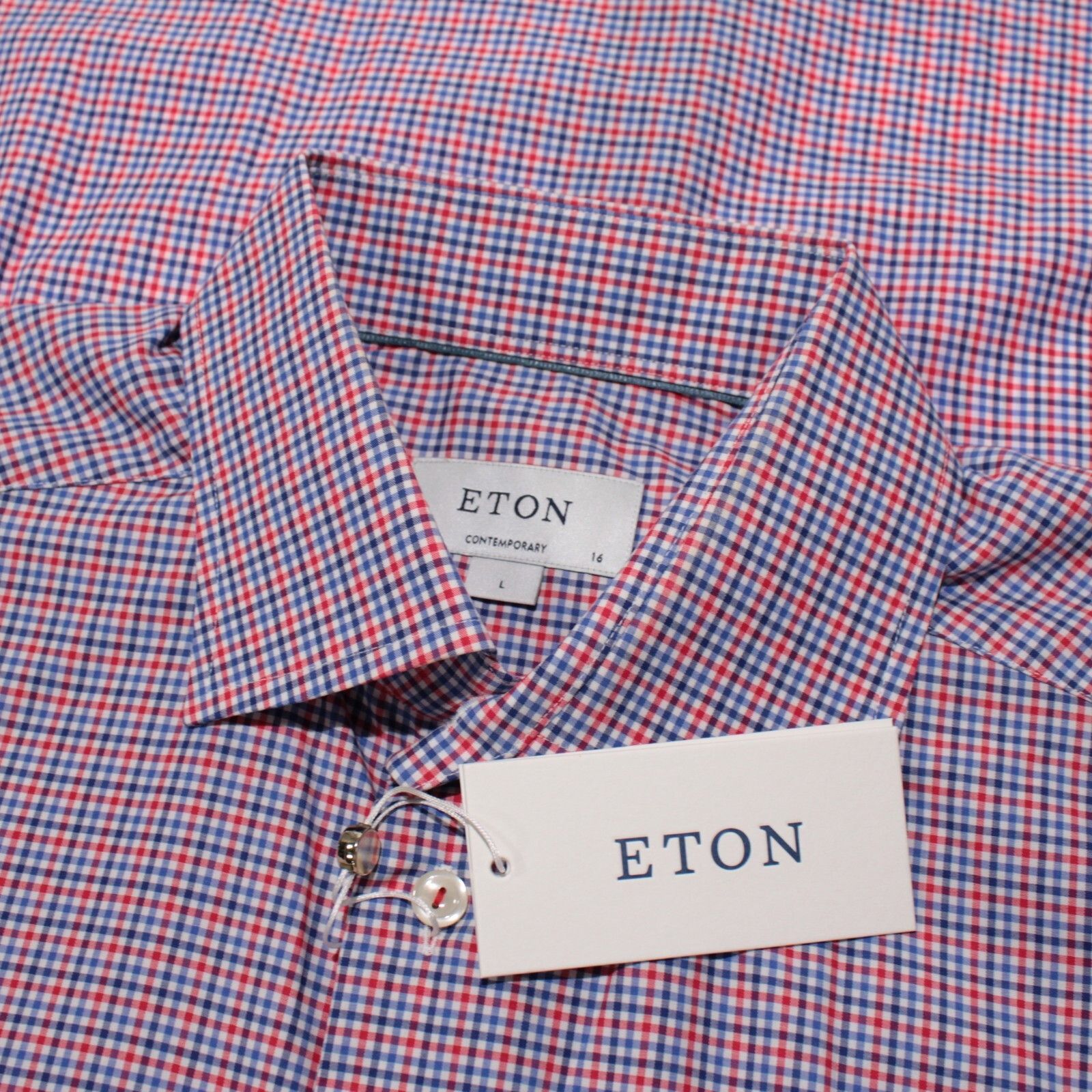 Eton Eton New with tags Shirt Size L US In Red Size US L / EU 52-54 / 3 - 1 Thumbnail