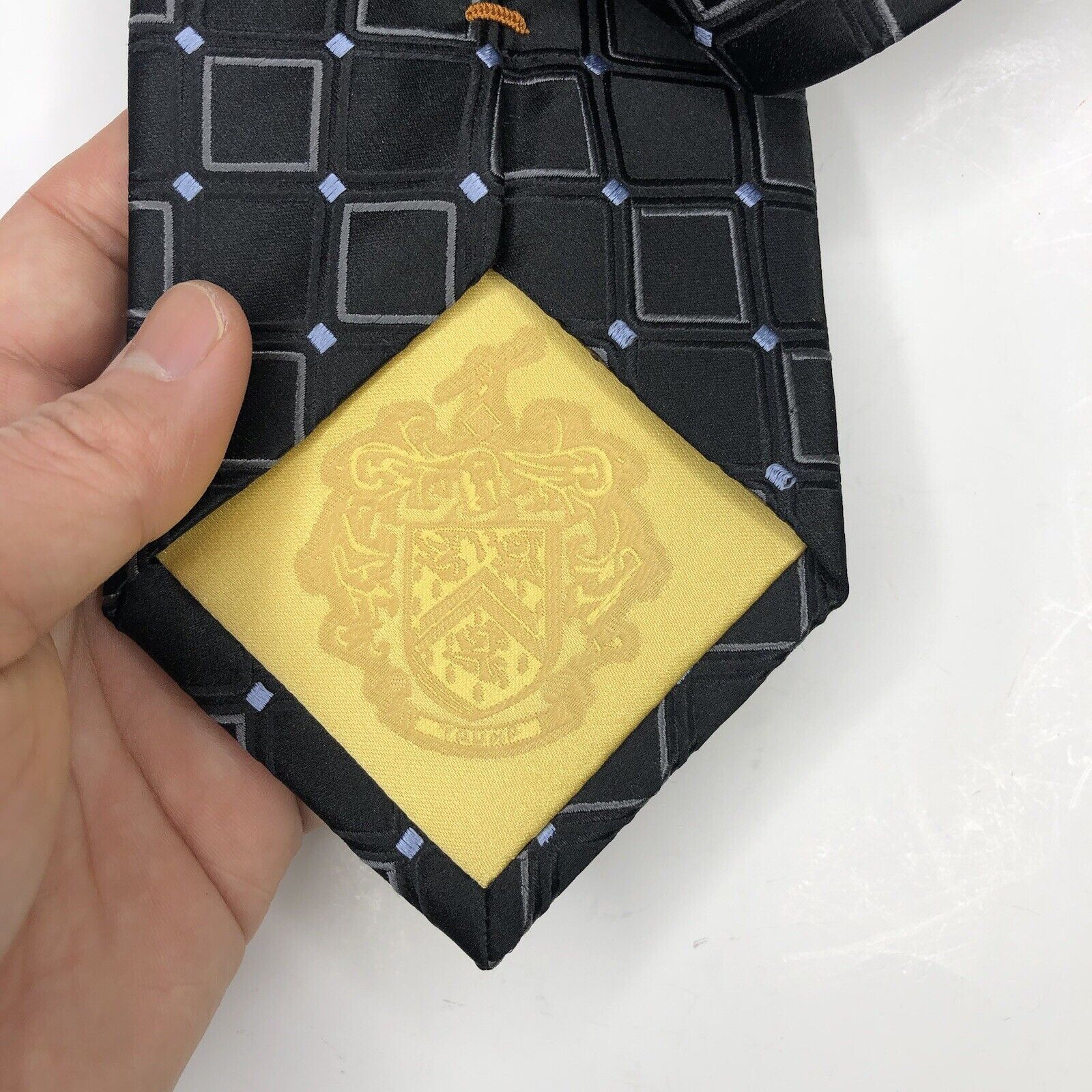 Donald Trump Donald J. Trump 100% Silk Men Tie Black Plaids Checks Size ONE SIZE - 6 Thumbnail