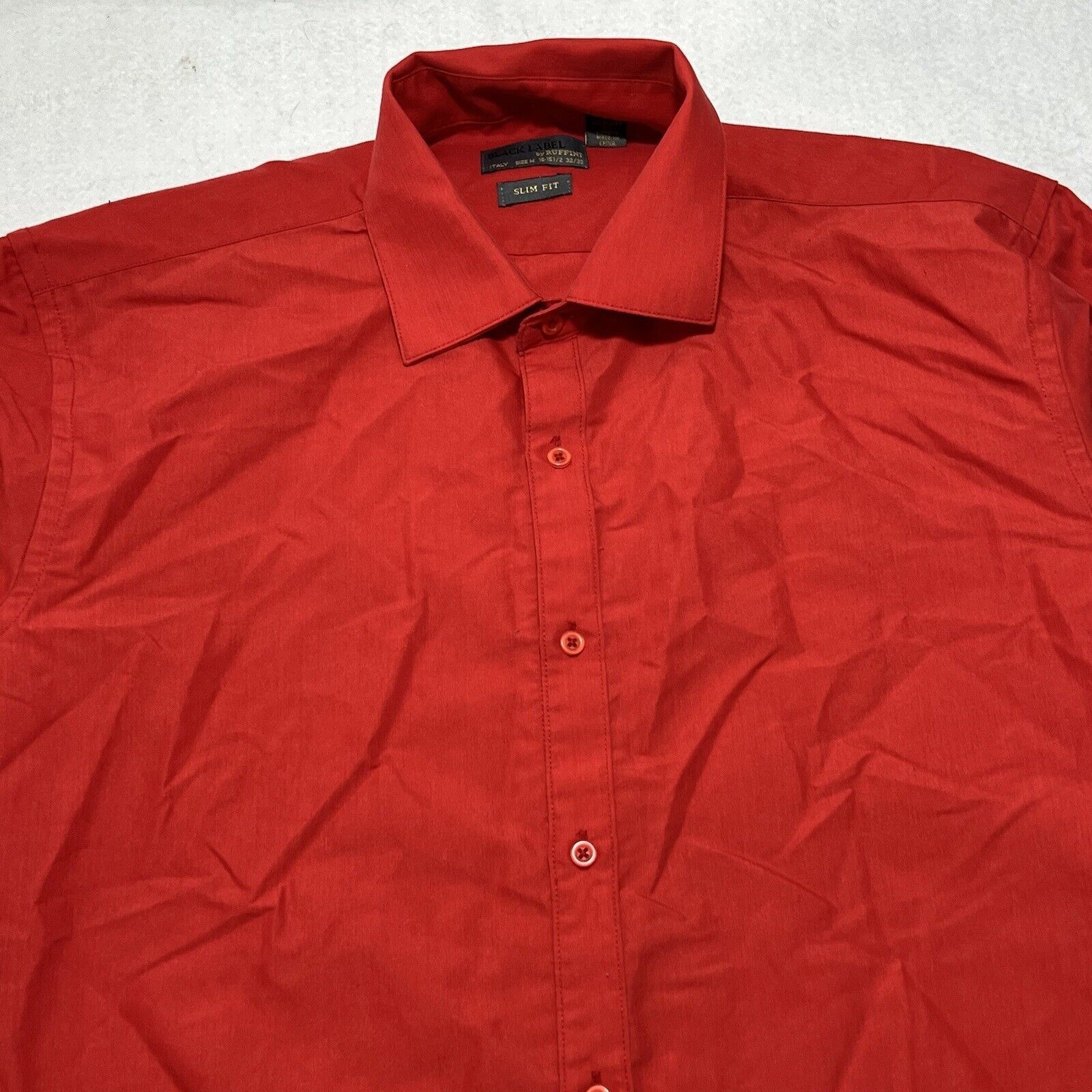 Other Black Label Ruffini Medium 15-15.5 (32/33) Red Dress Shirt Size US M / EU 48-50 / 2 - 2 Thumbnail