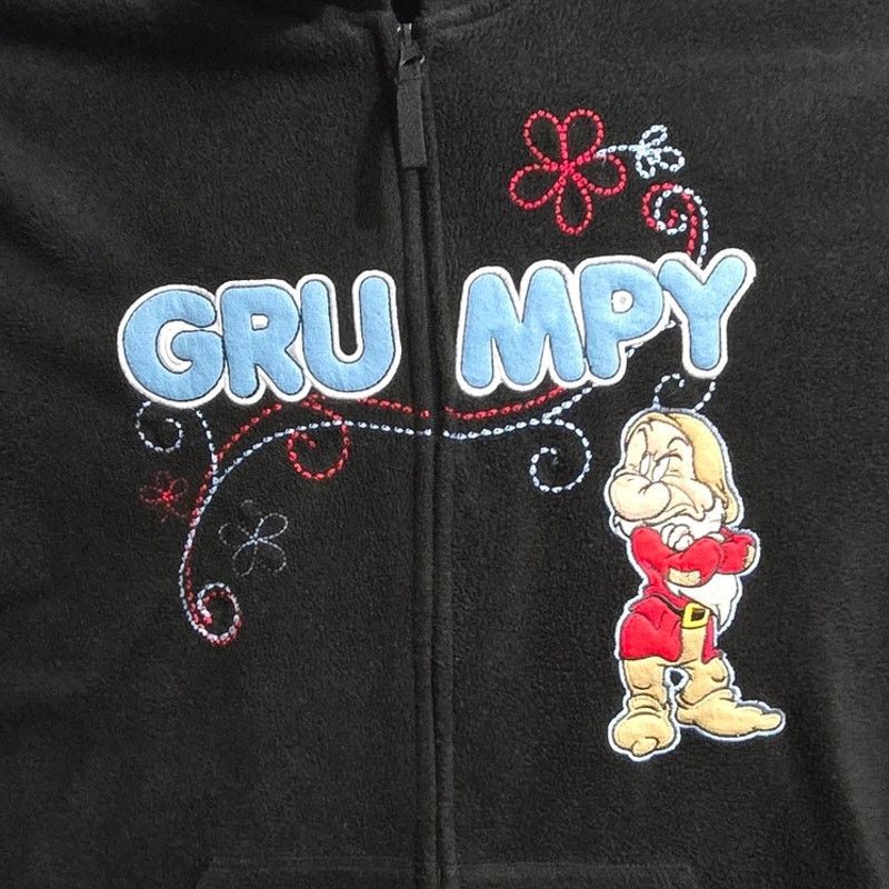 Disney Disney Grumpy Dwarf Black Fleece Pullover XL Size XL / US 12-14 / IT 48-50 - 4 Thumbnail