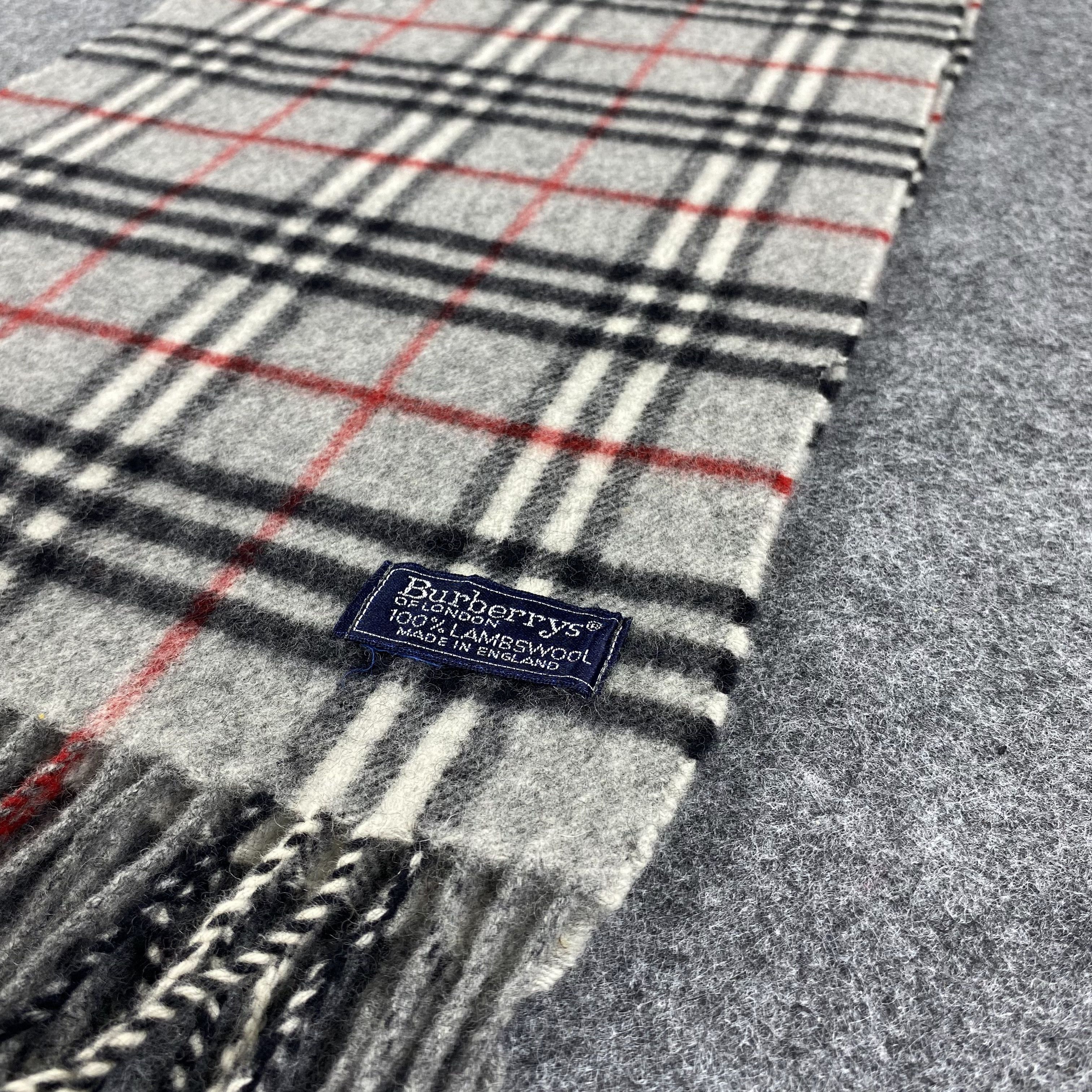 Burberry × Vintage GF10203 Burberry Scarf Neck Wear Muffler Size ONE SIZE - 4 Thumbnail