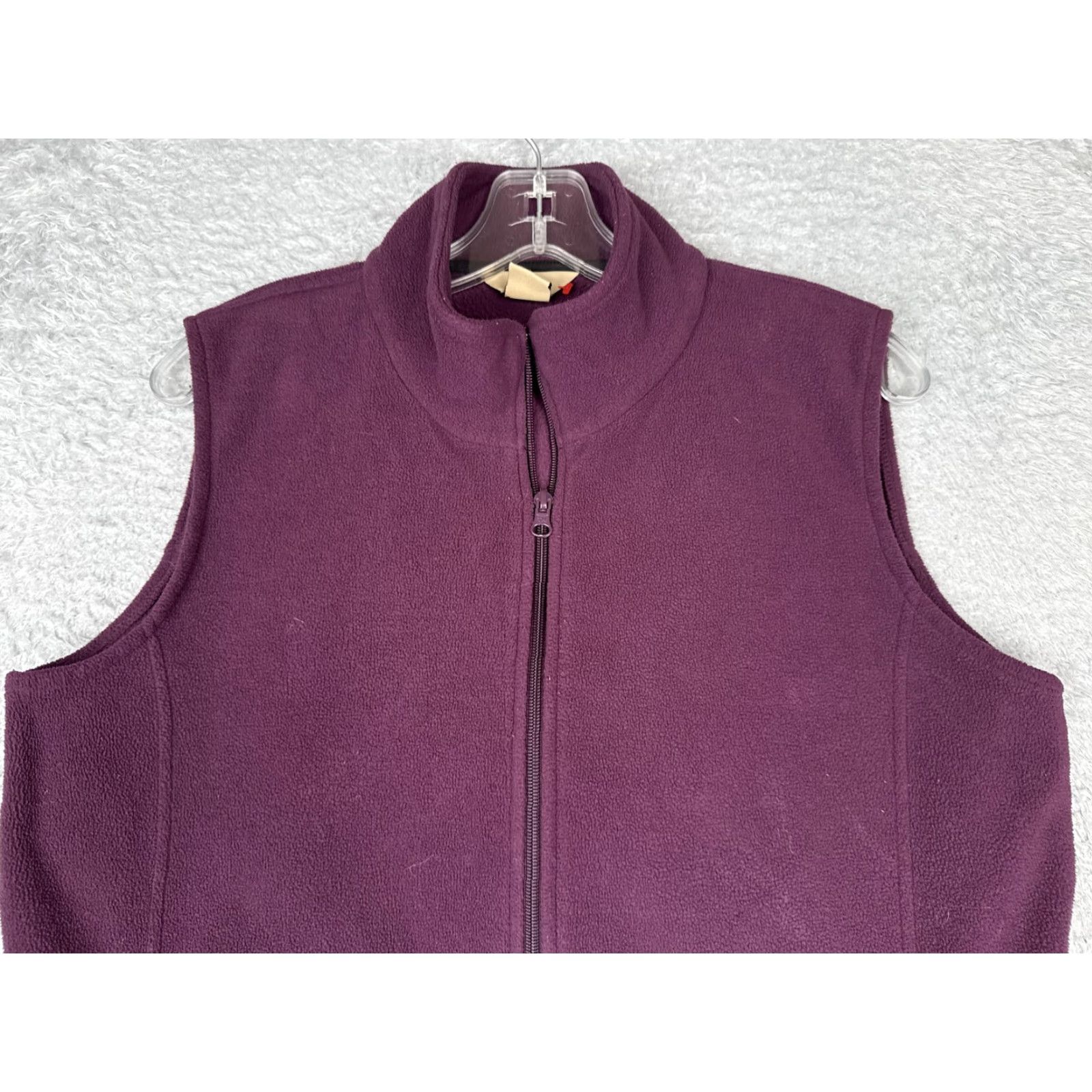 Vintage Woolrich Vest Womens Medium Purple Full Zip Sleeveless Fleece Jacket Outdoor Size M / US 6-8 / IT 42-44 - 7 Thumbnail