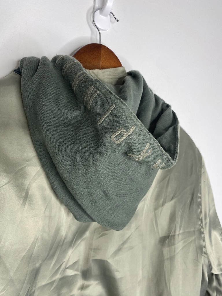 Pink Y2K Green PINK By Victoria's Secret Satin Bomber Jacket XS Size XS / US 0-2 / IT 36-38 - 5 Thumbnail
