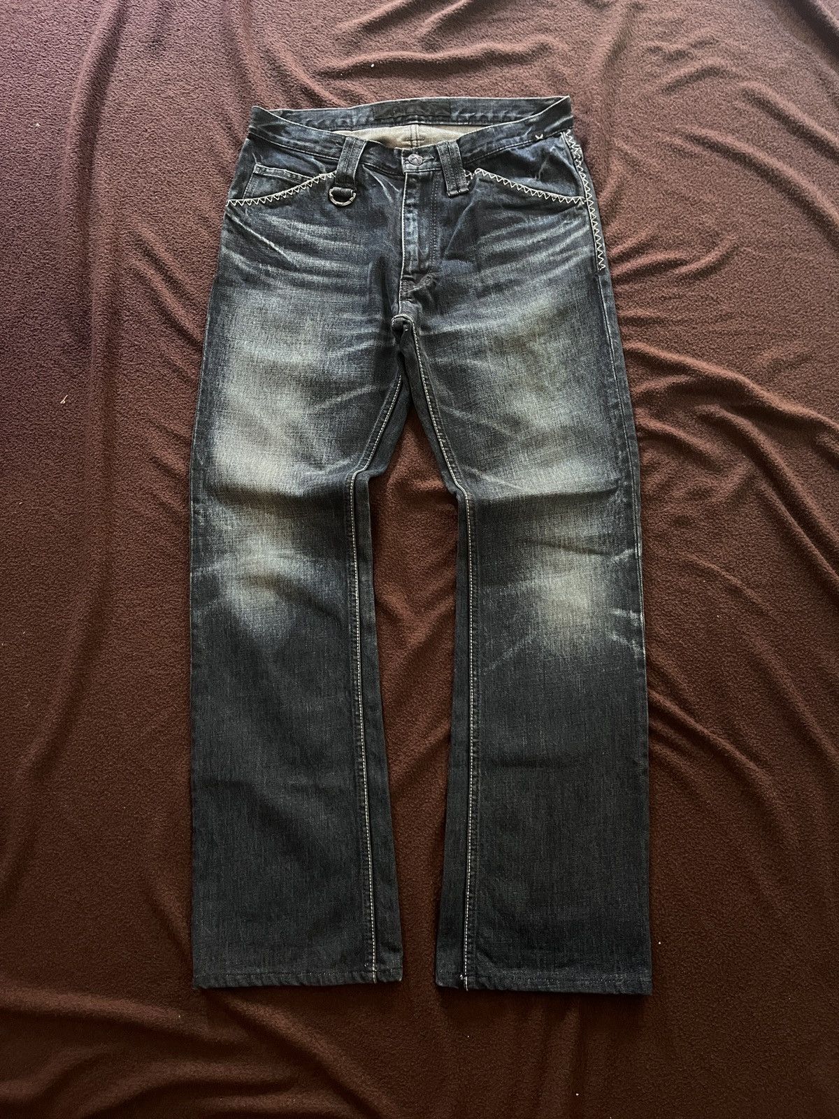roarguns Japanese Roar Guns Flare Jeans Size US 29 - 2 Thumbnail