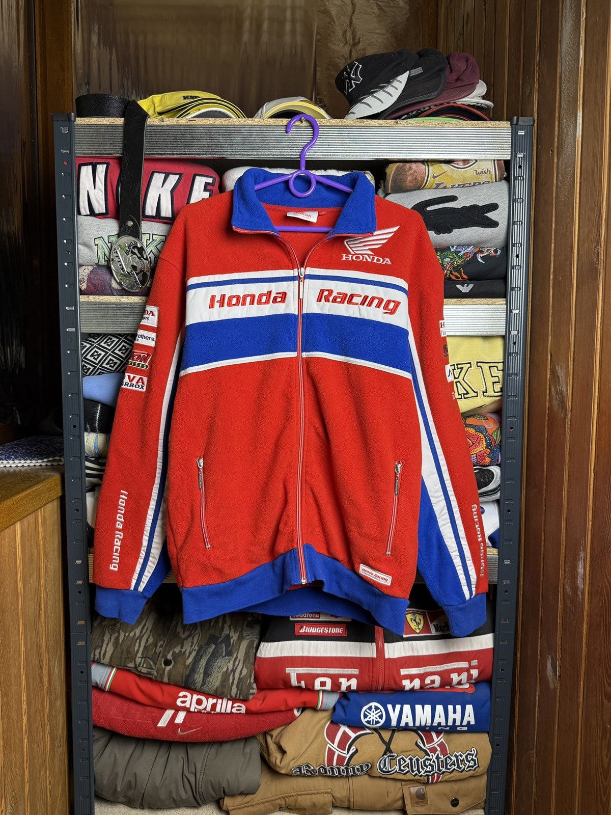 Honda Vintage Honda Racing Fleece Zip Jacket Size M Size US M / EU 48-50 / 2 - 1 Thumbnail