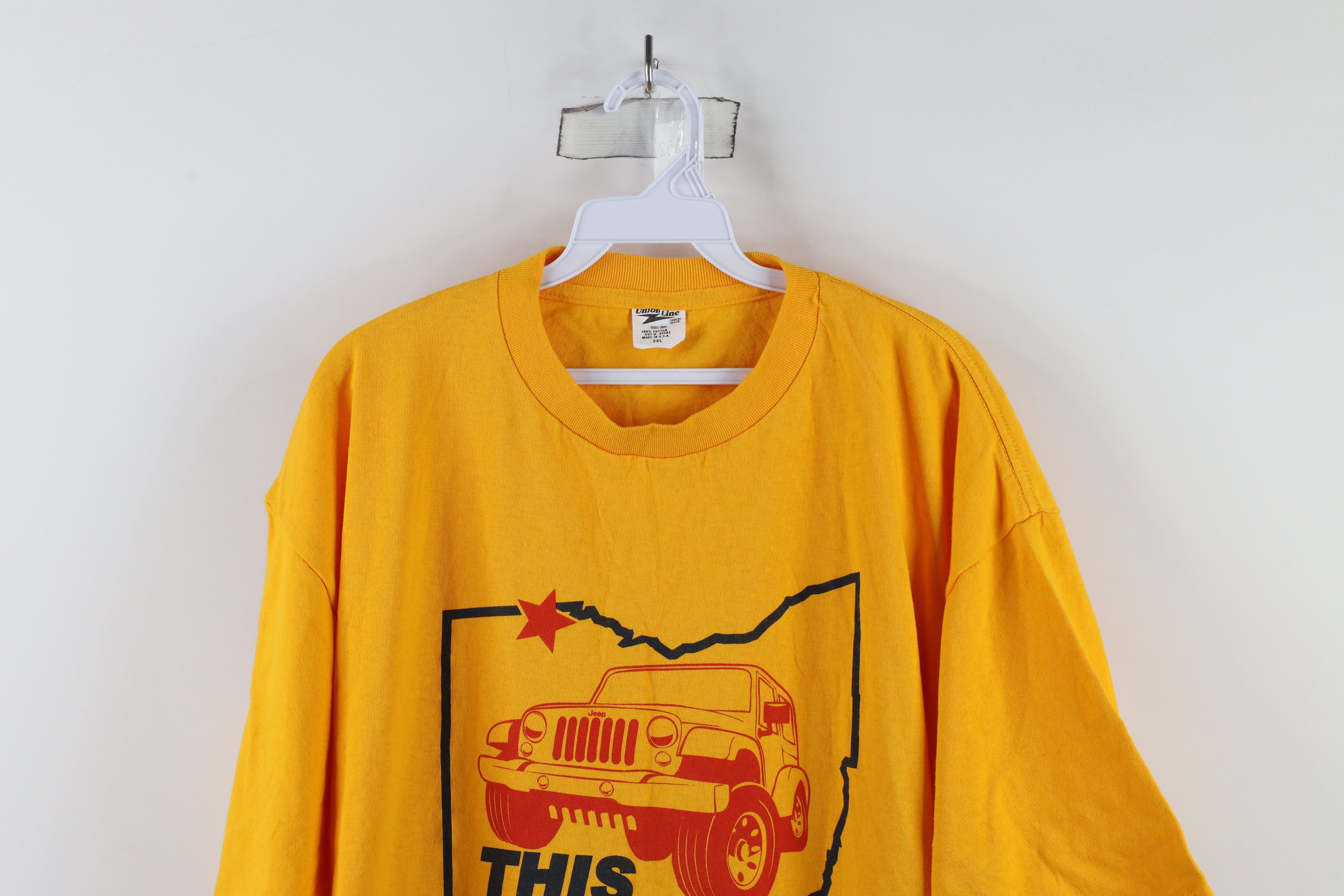 Vintage Vintage 90s Union Made This Is Home Toledo Ohio T-Shirt USA Size US XXL / EU 58 / 5 - 2 Thumbnail
