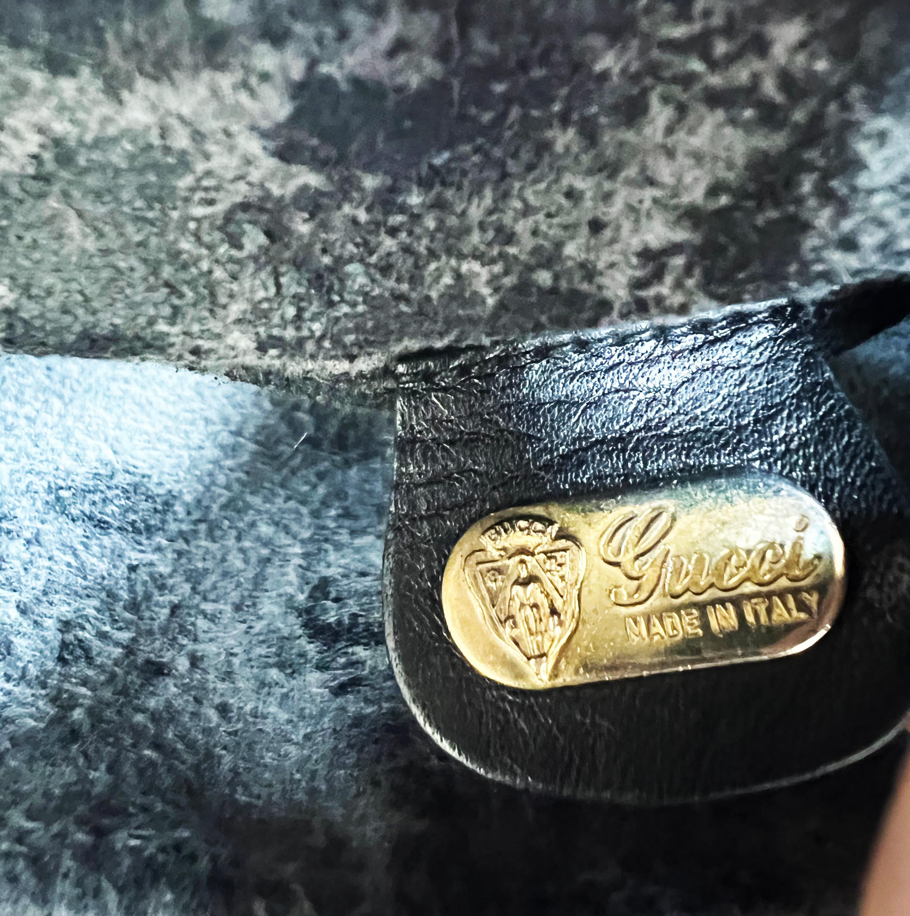 Gucci Gucci vintage Monogram black canvas bag. Size ONE SIZE - 10 Thumbnail