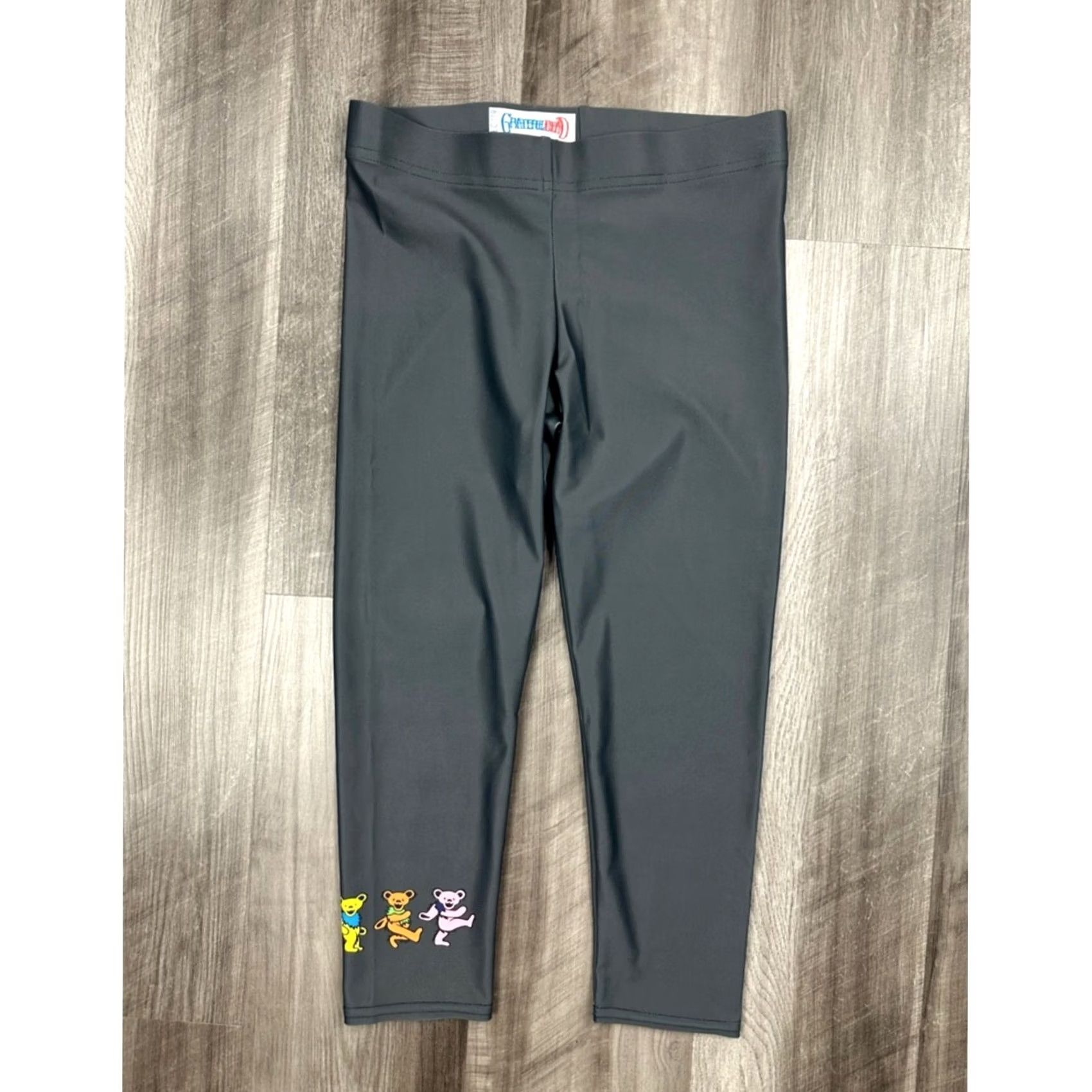 Vintage Section 119 Grateful Dead Charcoal Dancing Bears Capri Leggings Women Medium NSOT NWOT - M Size 32" / US 10 / IT 46 - 2 Thumbnail