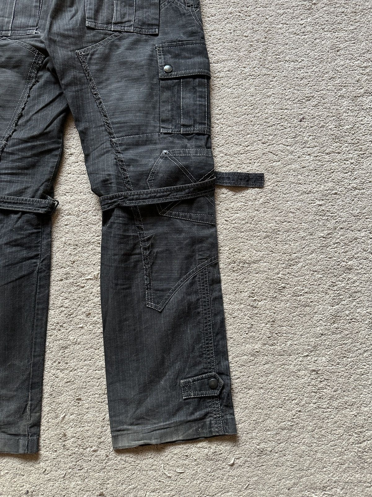 Kiminori Morishita 2000s Halb Waist Knee cargo Pant Size US 32 / EU 48 - 11 Thumbnail