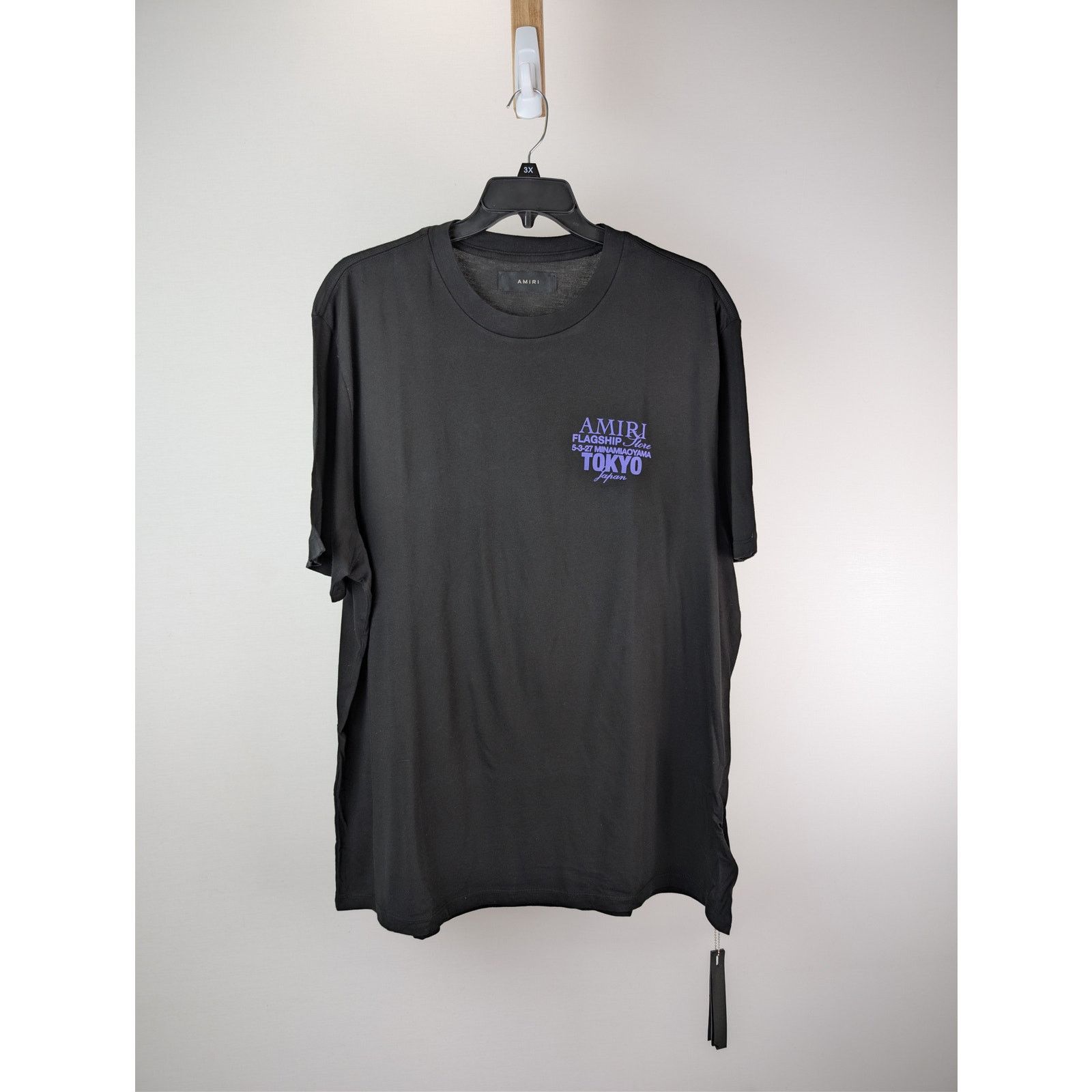 Amiri o1rshd1 3XL Bones Stacked Cotton T-shirt Tokyo in Black Size US XXL / EU 58 / 5 - 2 Thumbnail