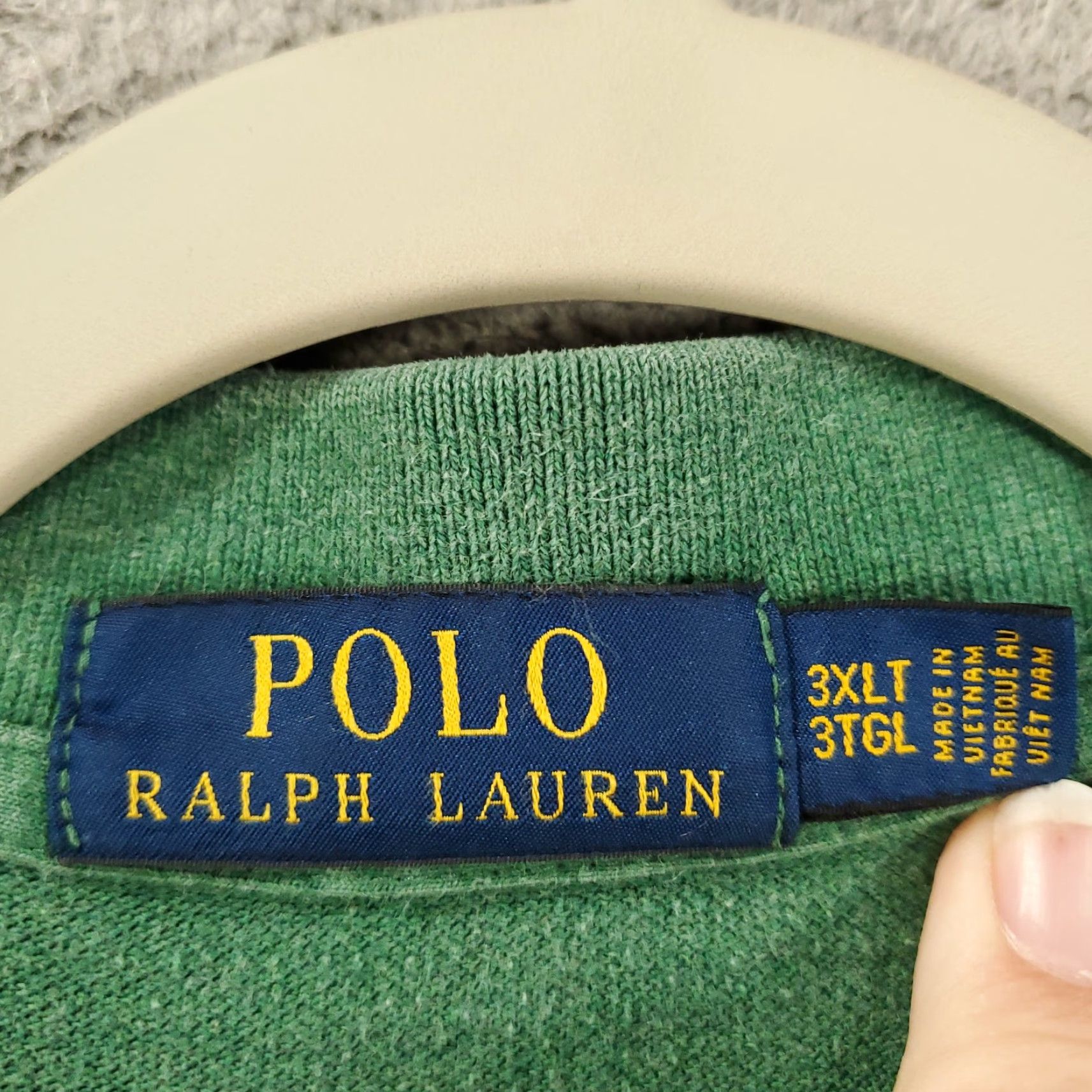 Polo Ralph Lauren Polo Ralph Lauren Shirt Mens 3XLT Green Collared Tennis Pickleball Golf Tall 3XL Size US XXL / EU 58 / 5 - 7 Thumbnail