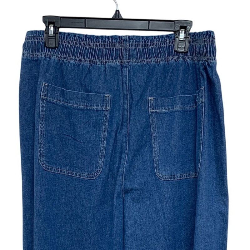 American Eagle Outfitters New American Eagle Womens Medium Blue Denim Pants Size 32" / US 10 / IT 46 - 4 Thumbnail