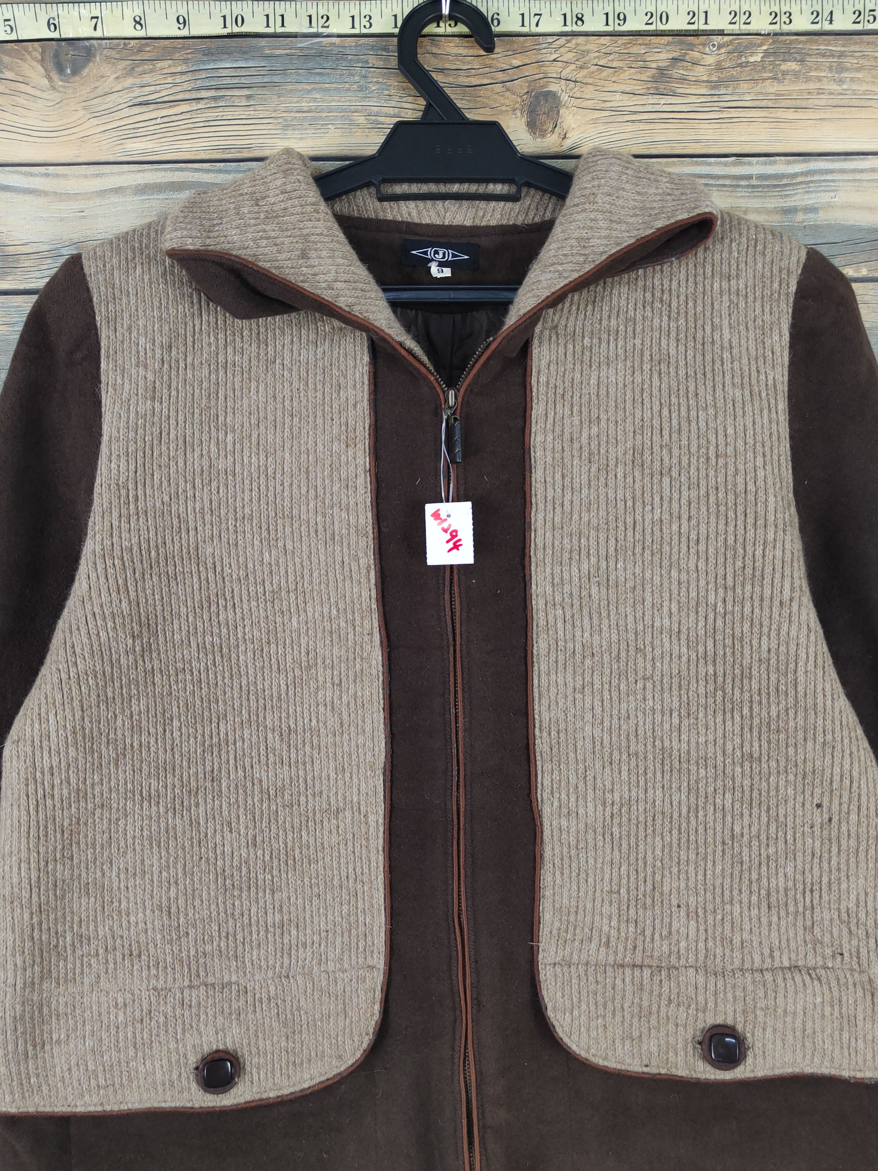 Homespun Knitwear × Japanese Brand × Vintage J Dark Brown Knitwear Sweaters #W1294 Size M / US 6-8 / IT 42-44 - 2 Thumbnail