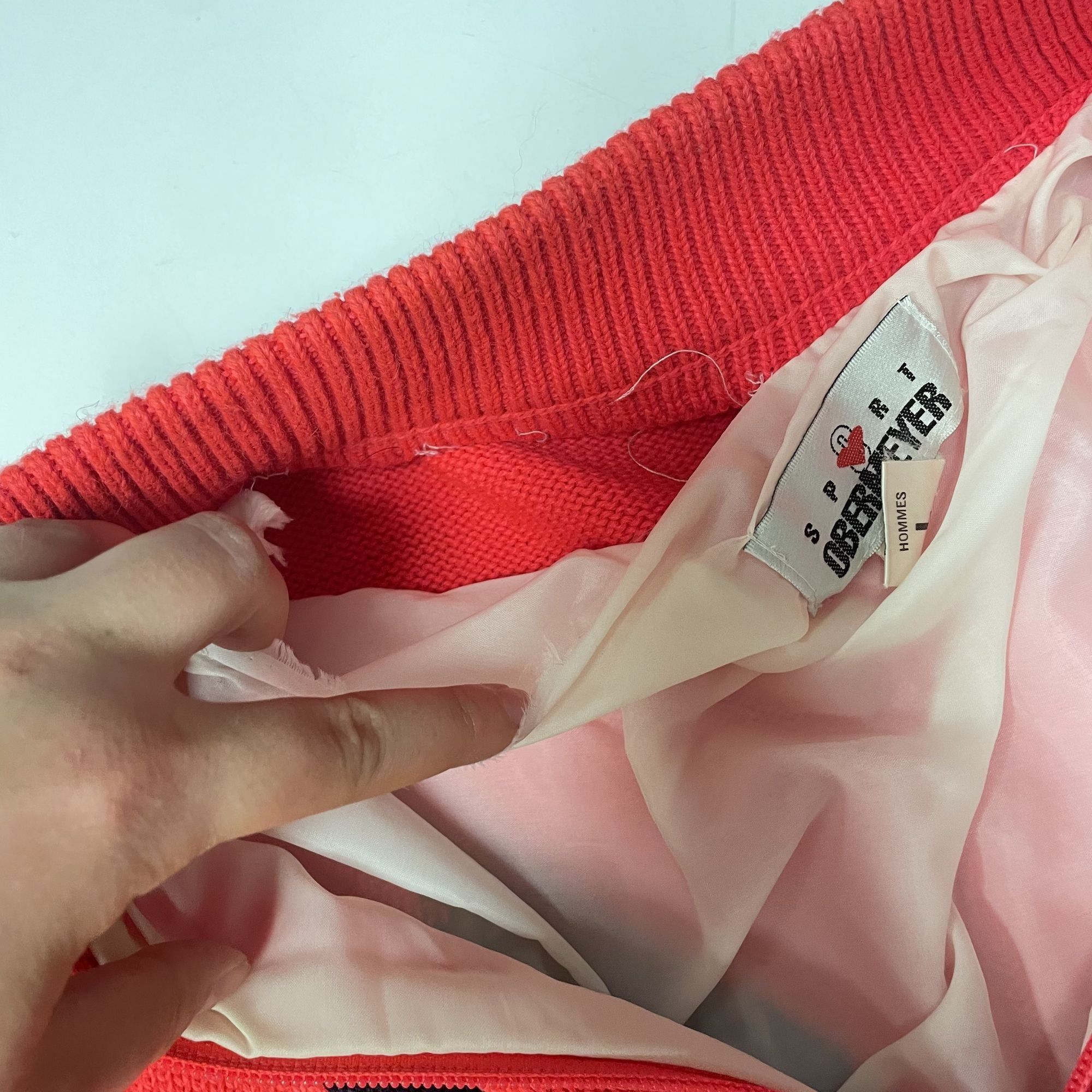 Obermeyer Vtg Obermeyer Sport Pullover SKYING NEON pink orange Sweater Size US L / EU 52-54 / 3 - 12 Thumbnail