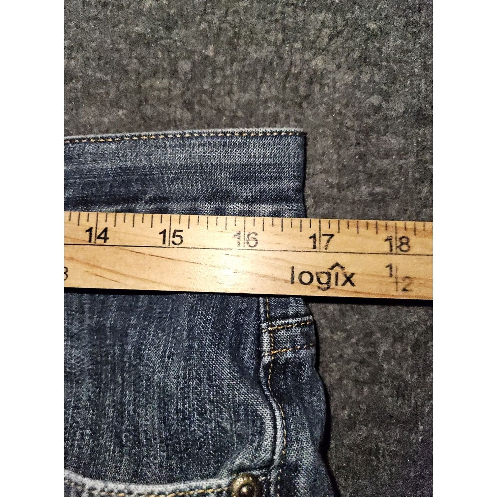 The Territory Ahead Territory Ahead Jeans Straight Leg 33x30 Denim Blue Men Regular Waist 90s Logo Used Size US 33 - 3 Thumbnail