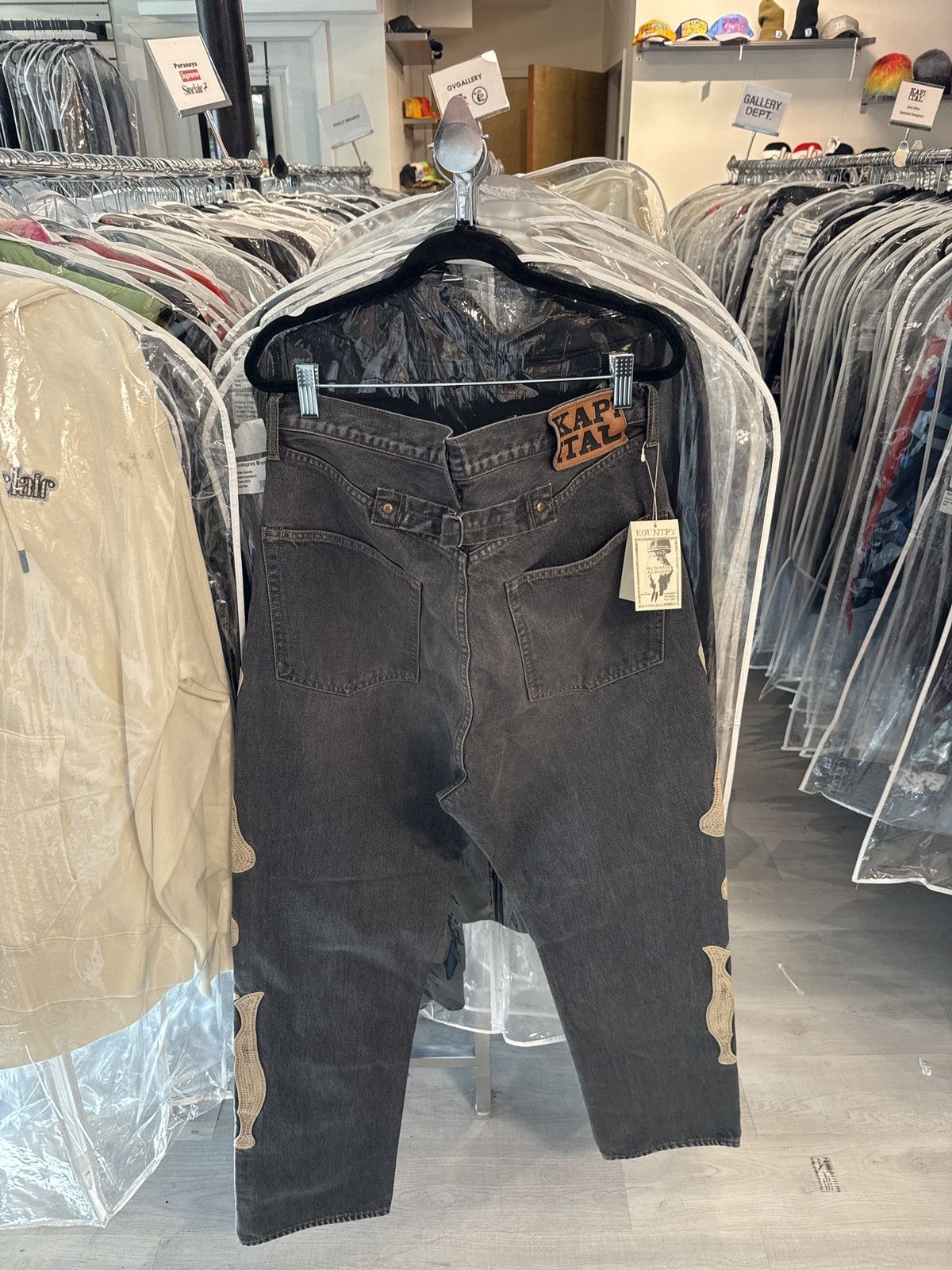 Kapital Kapital Bones Denim Jeans Black Size US 36 / EU 52 - 2 Thumbnail