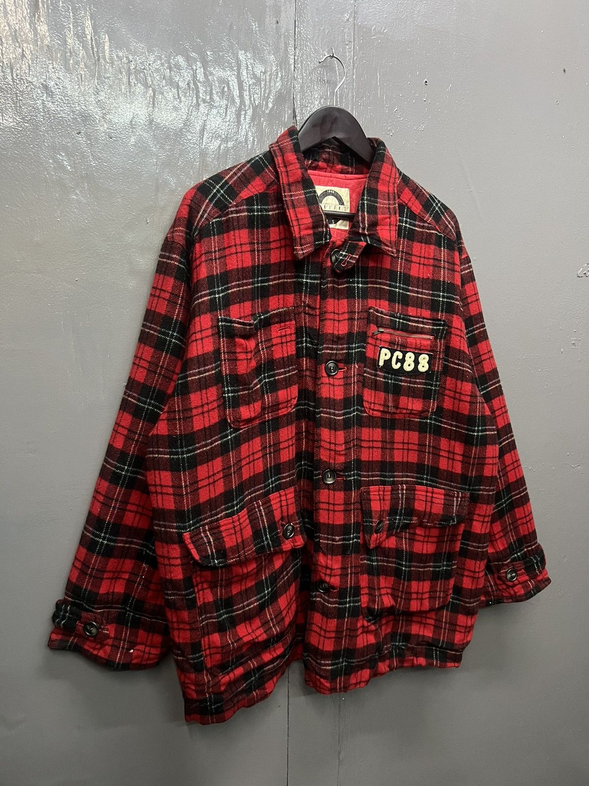 PERSON'S Vintage 1988 Person's Wool Plaid Tartan Jacket Size US L / EU 52-54 / 3 - 3 Thumbnail