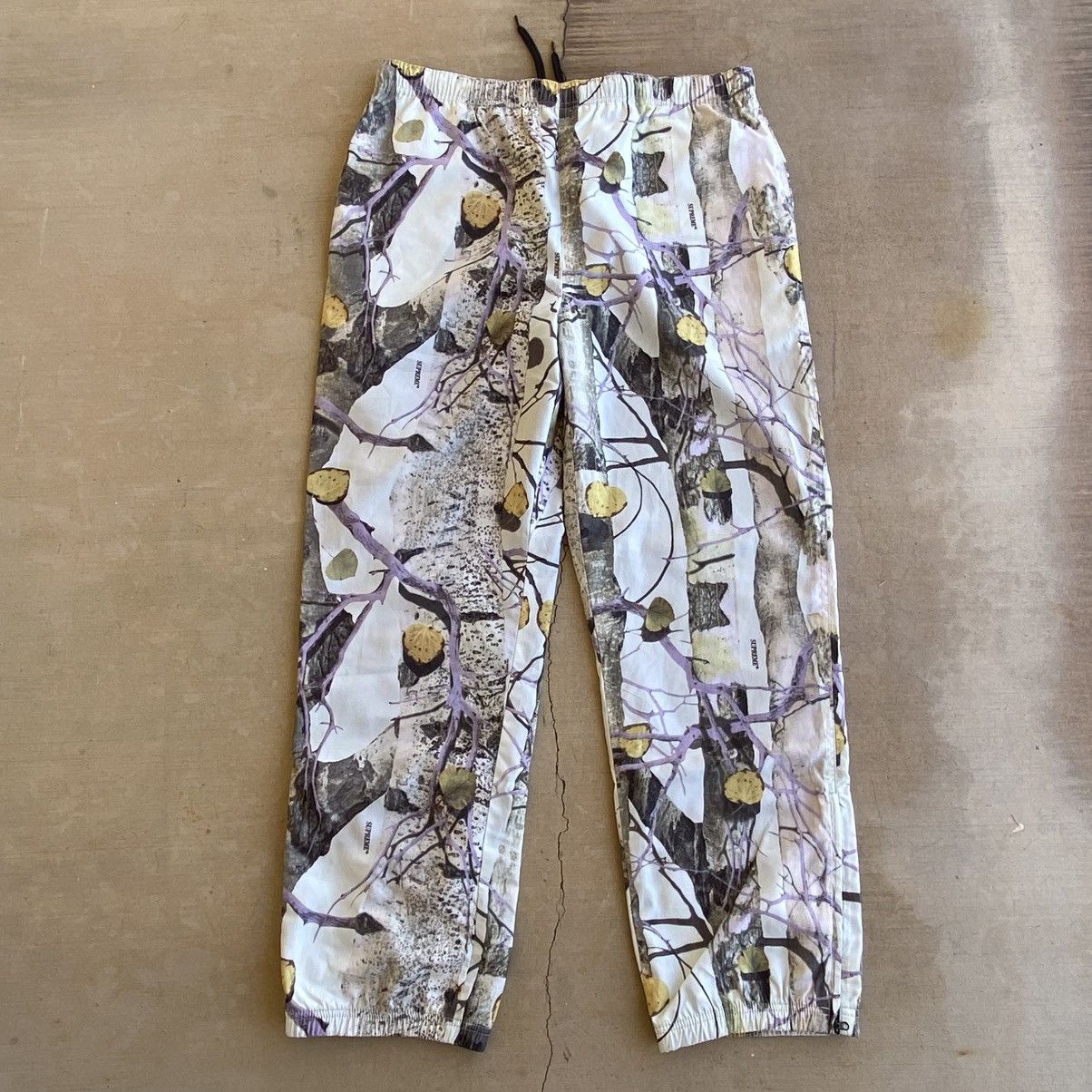 Supreme Supreme Aspen Wood Warm Up Pants White 2014 X-Large Size US 36 / EU 52 - 1 Thumbnail