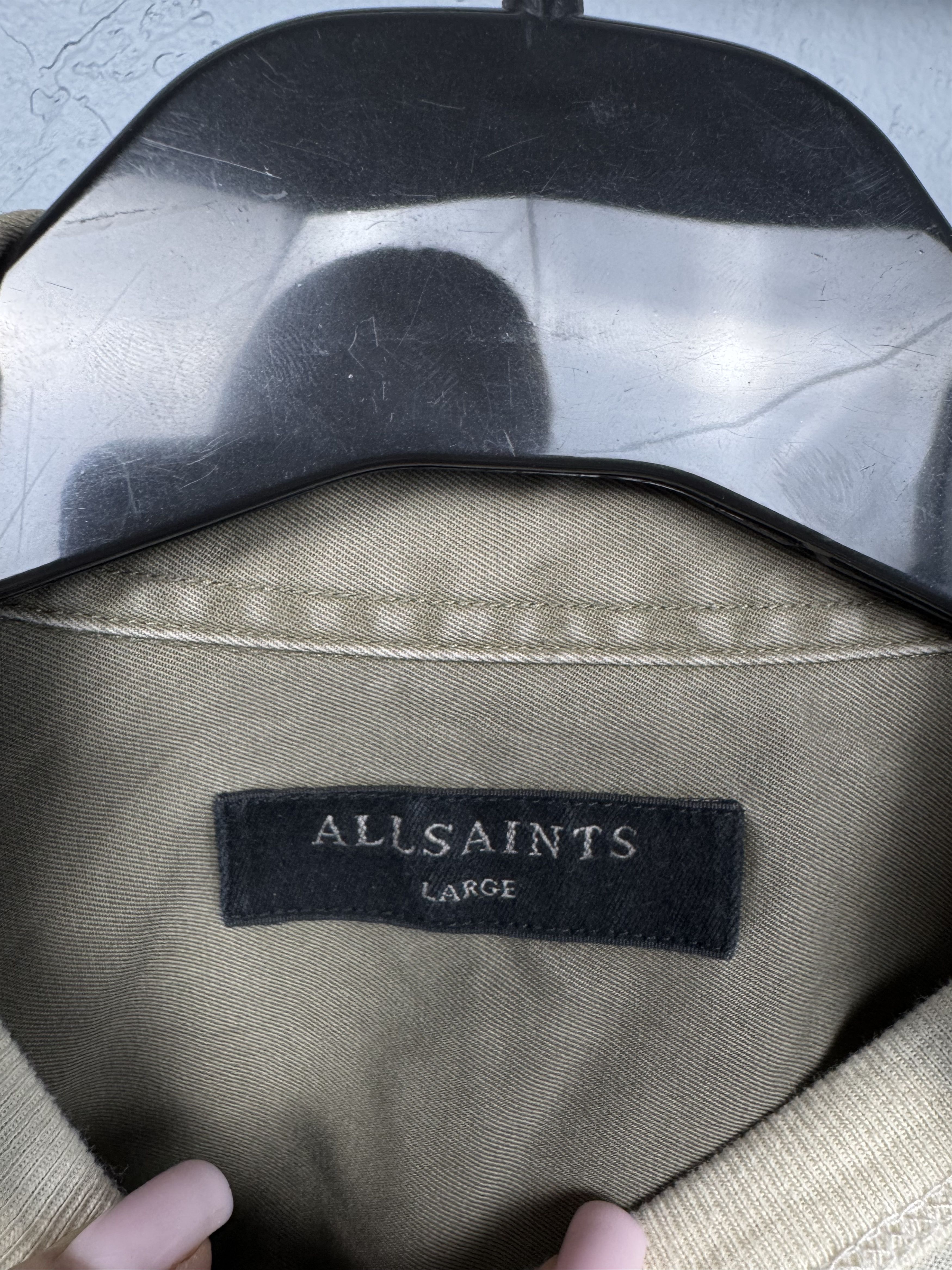Allsaints Allsaints Mens Fearnot LS Shirt Y2K Overshirt Jacket Size US L / EU 52-54 / 3 - 3 Thumbnail