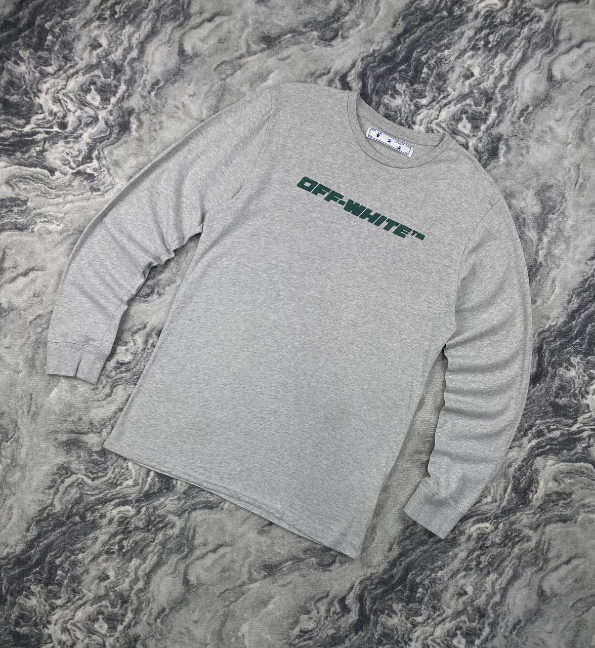Off-White Off-White Trellis Worker Long Sleeve Big Logo Men Size L Size US L / EU 52-54 / 3 - 3 Thumbnail