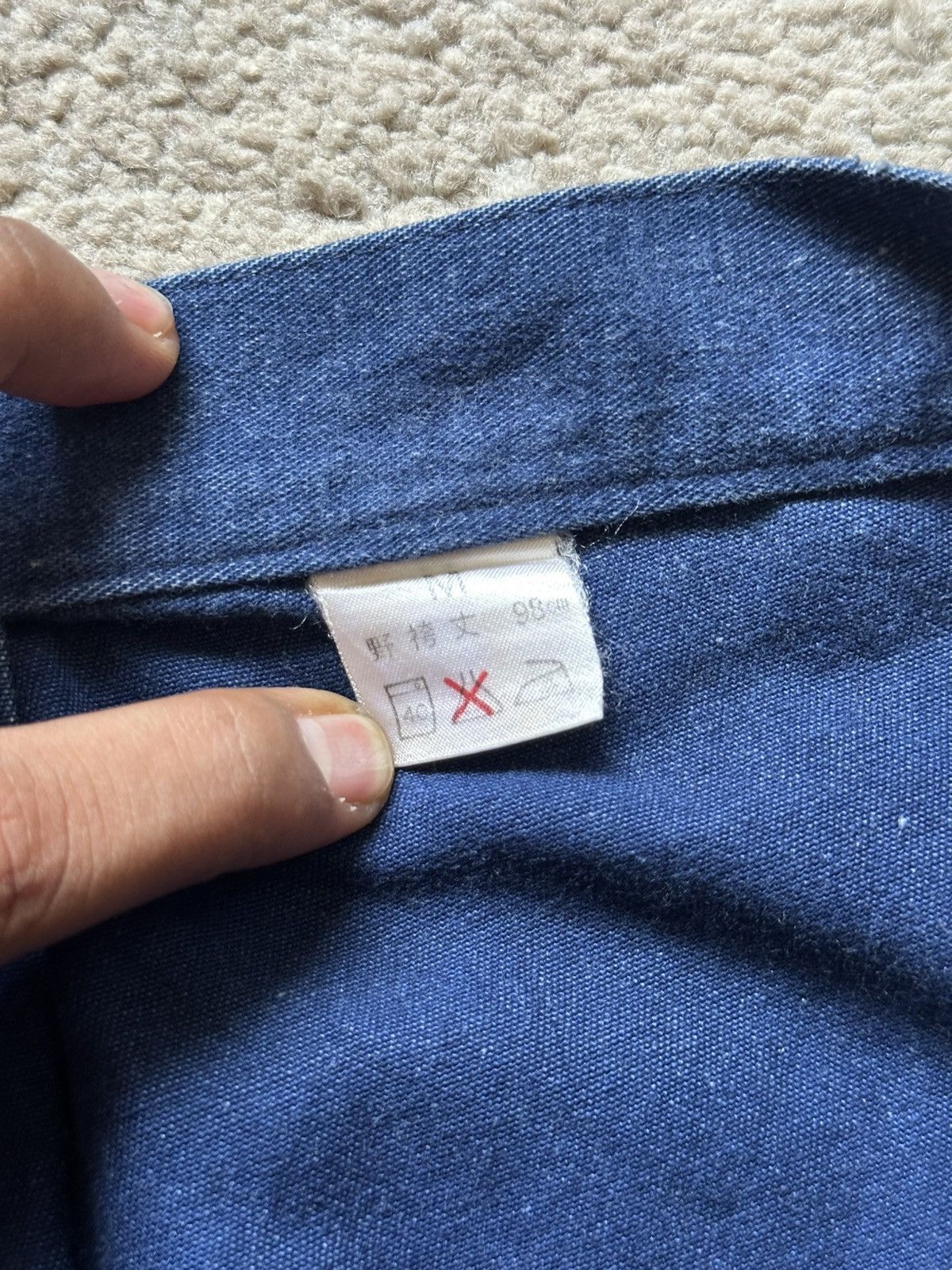 Japanese Brand 1990s Japanese Blue Denim Umanori hakama Pant Size US 29 - 13 Thumbnail