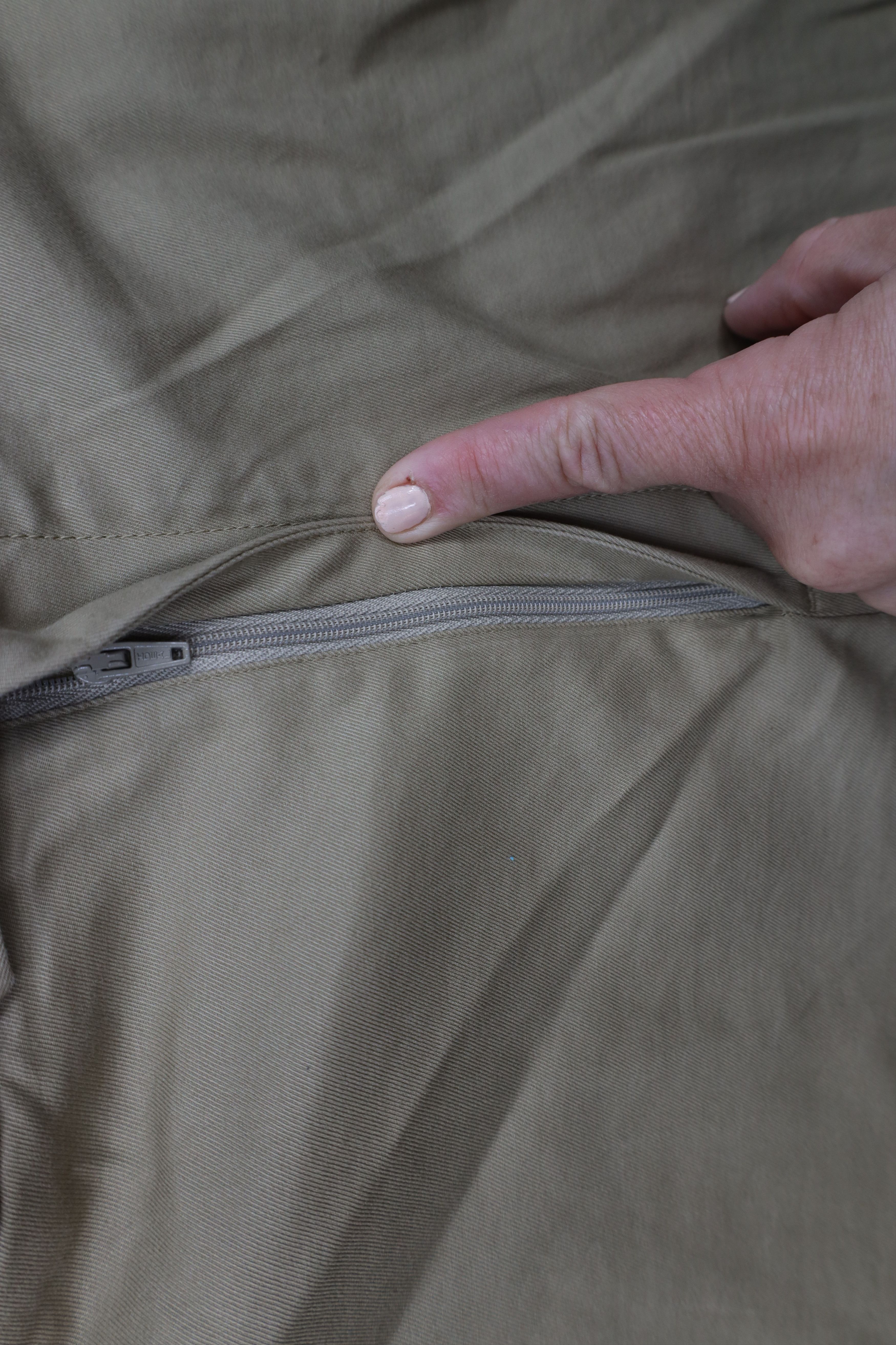 J.Crew × Vintage J Crew Bowery Classic Fit Flat Front Chino Pants Beige Size US 36 / EU 52 - 7 Thumbnail