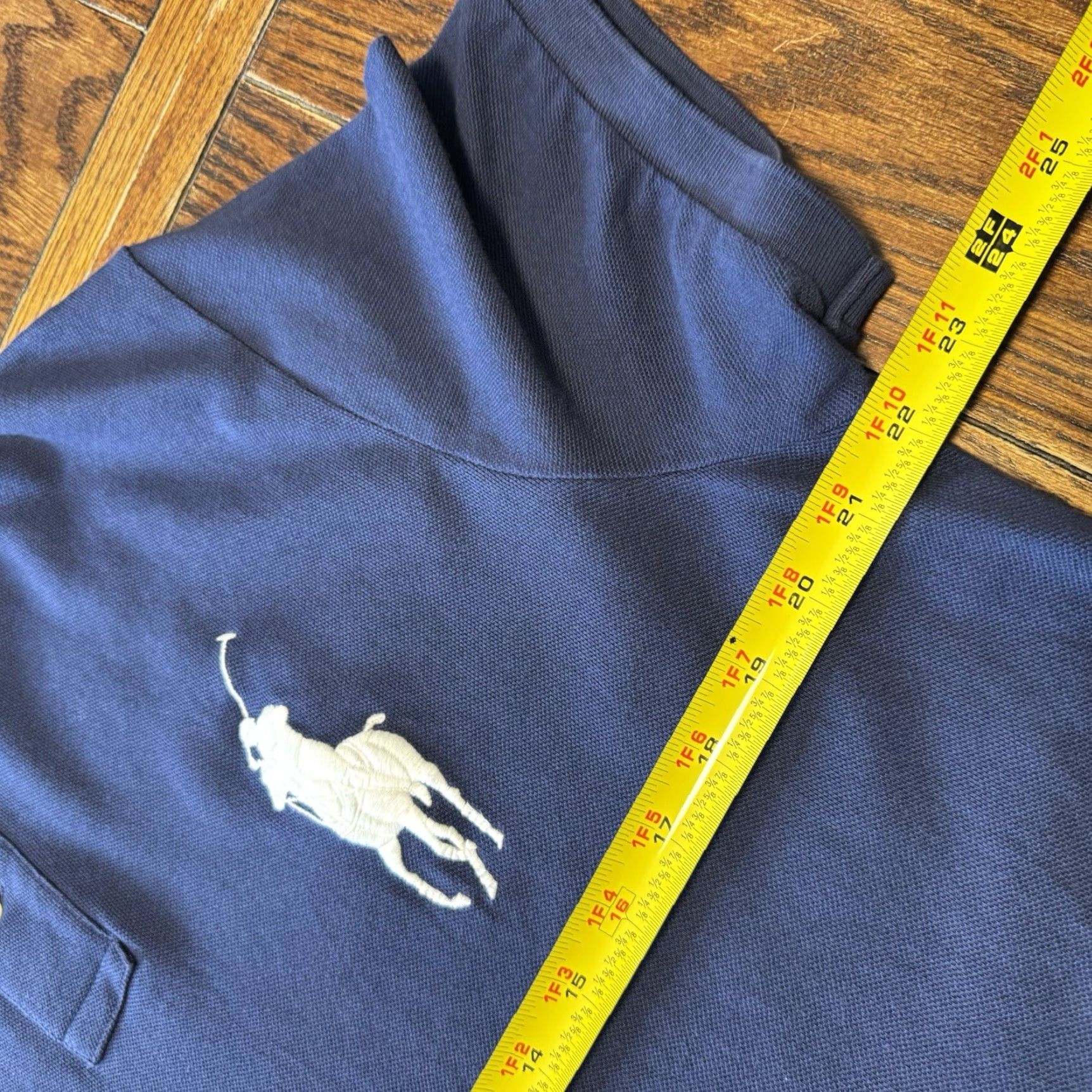 Ralph Lauren VINTAGE Polo Ralph Lauren Men’s XL Navy Blue Big Pony #3 Polo Shirt Size US XL / EU 56 / 4 - 8 Thumbnail